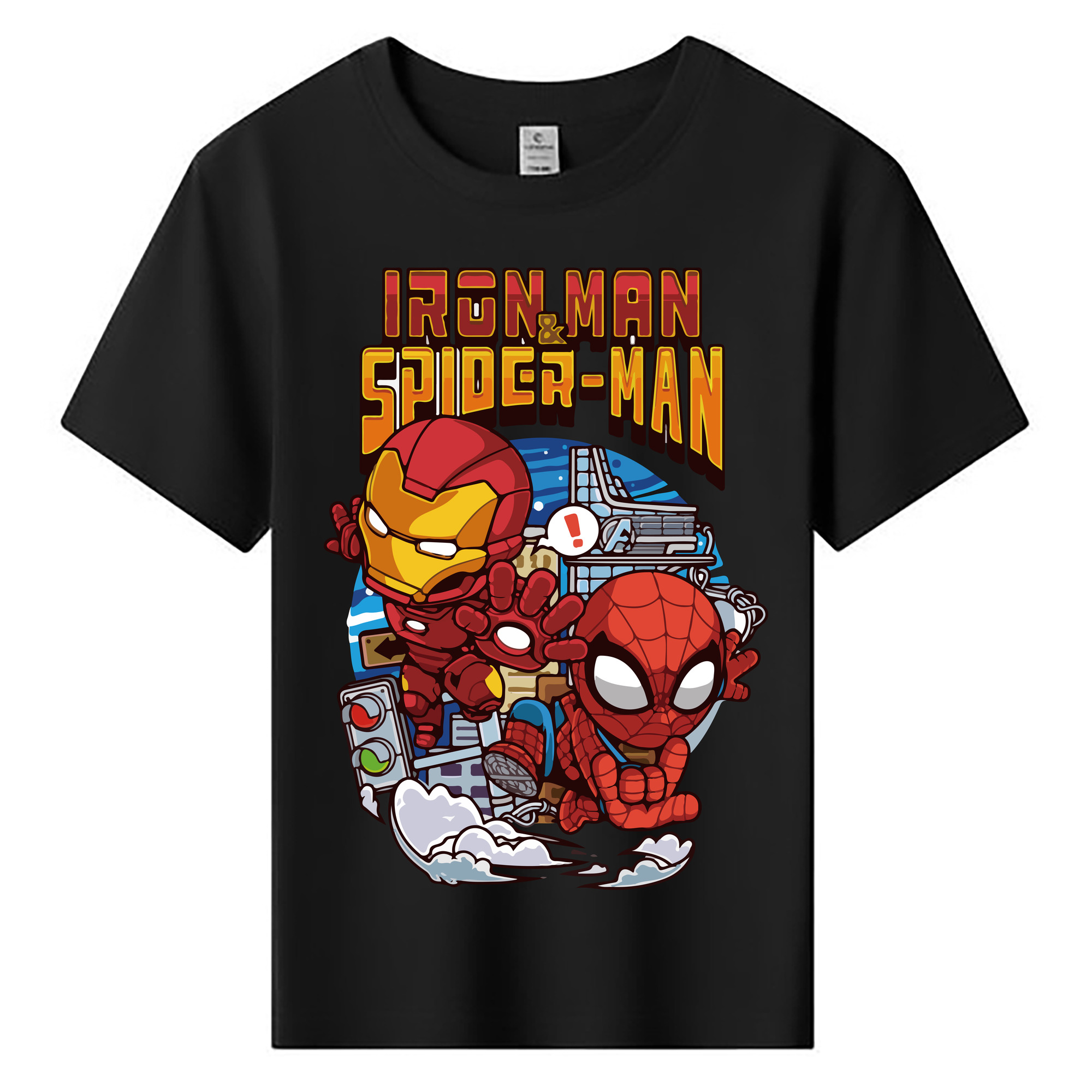 （画像用） アベンジャーズ The Avengers 綿100％キッズTシャツ（フロントプリント）