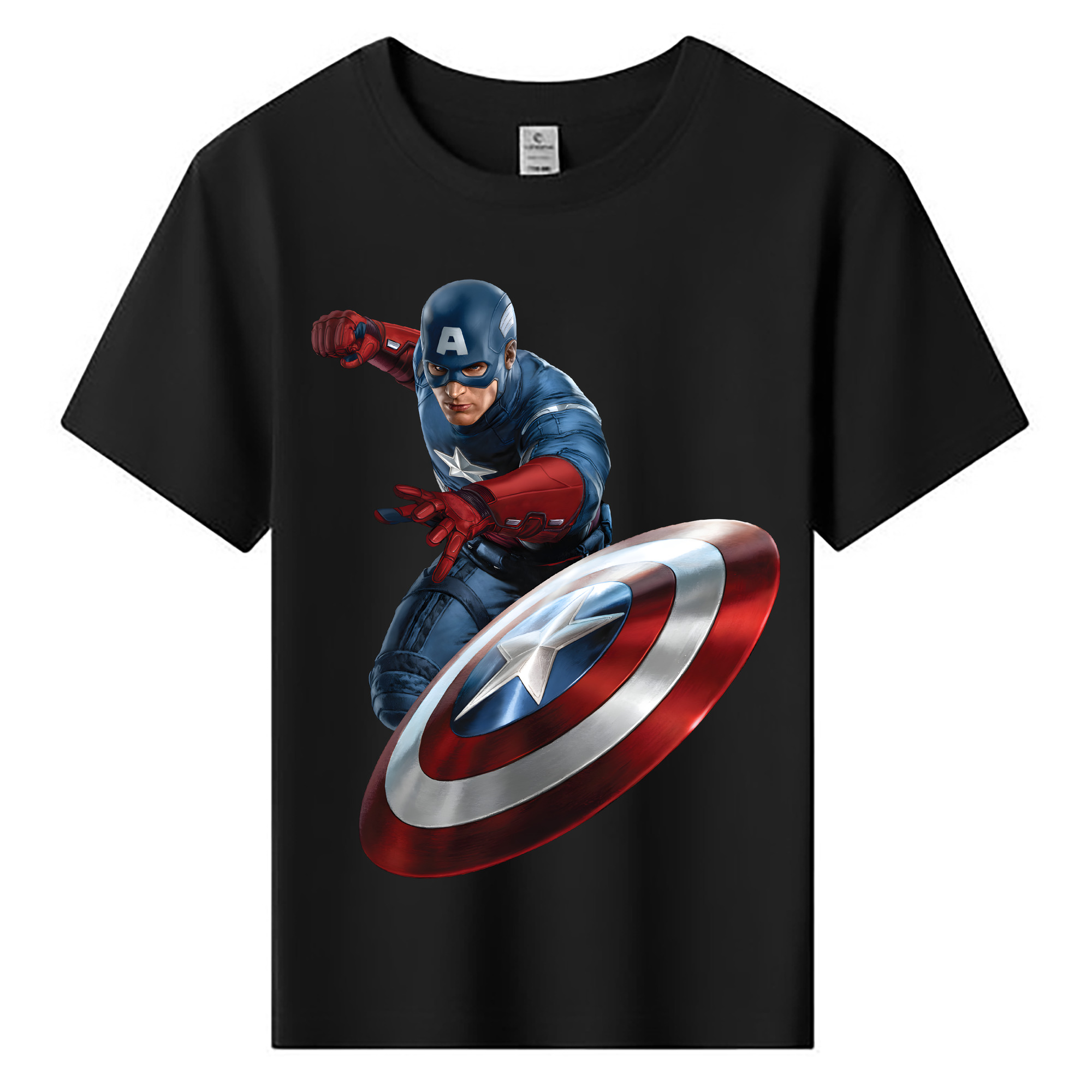 （画像用） アベンジャーズ The Avengers 綿100％キッズTシャツ（フロントプリント）