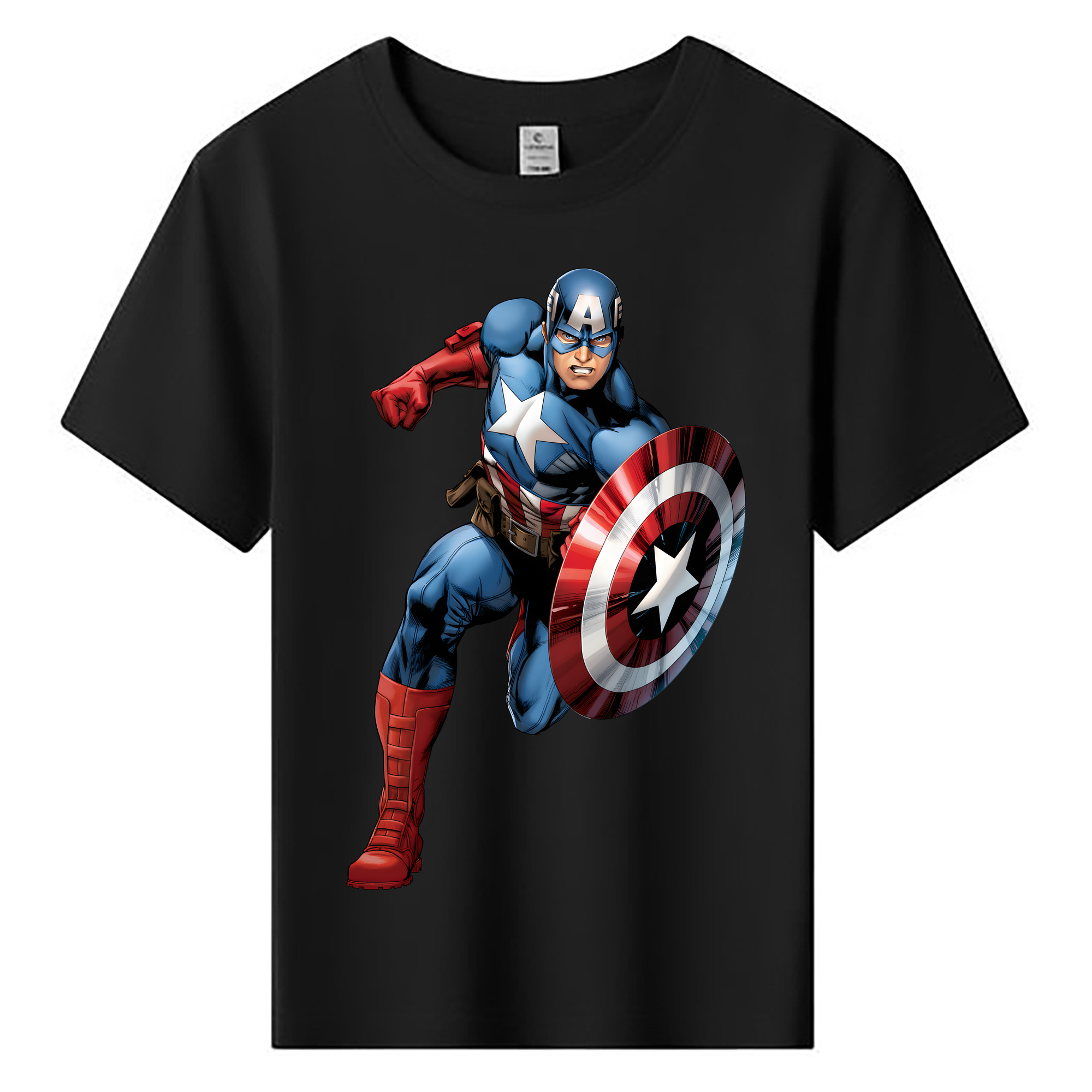 （画像用） アベンジャーズ The Avengers 綿100％キッズTシャツ（フロントプリント）