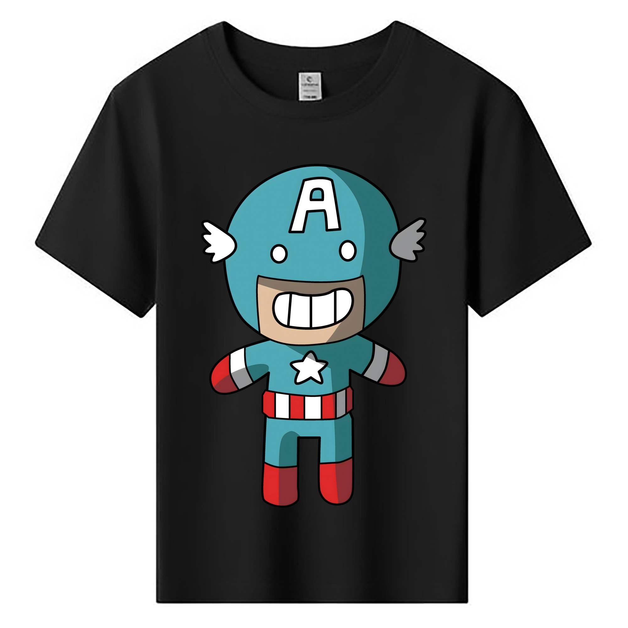 （画像用） アベンジャーズ The Avengers 綿100％キッズTシャツ（フロントプリント）