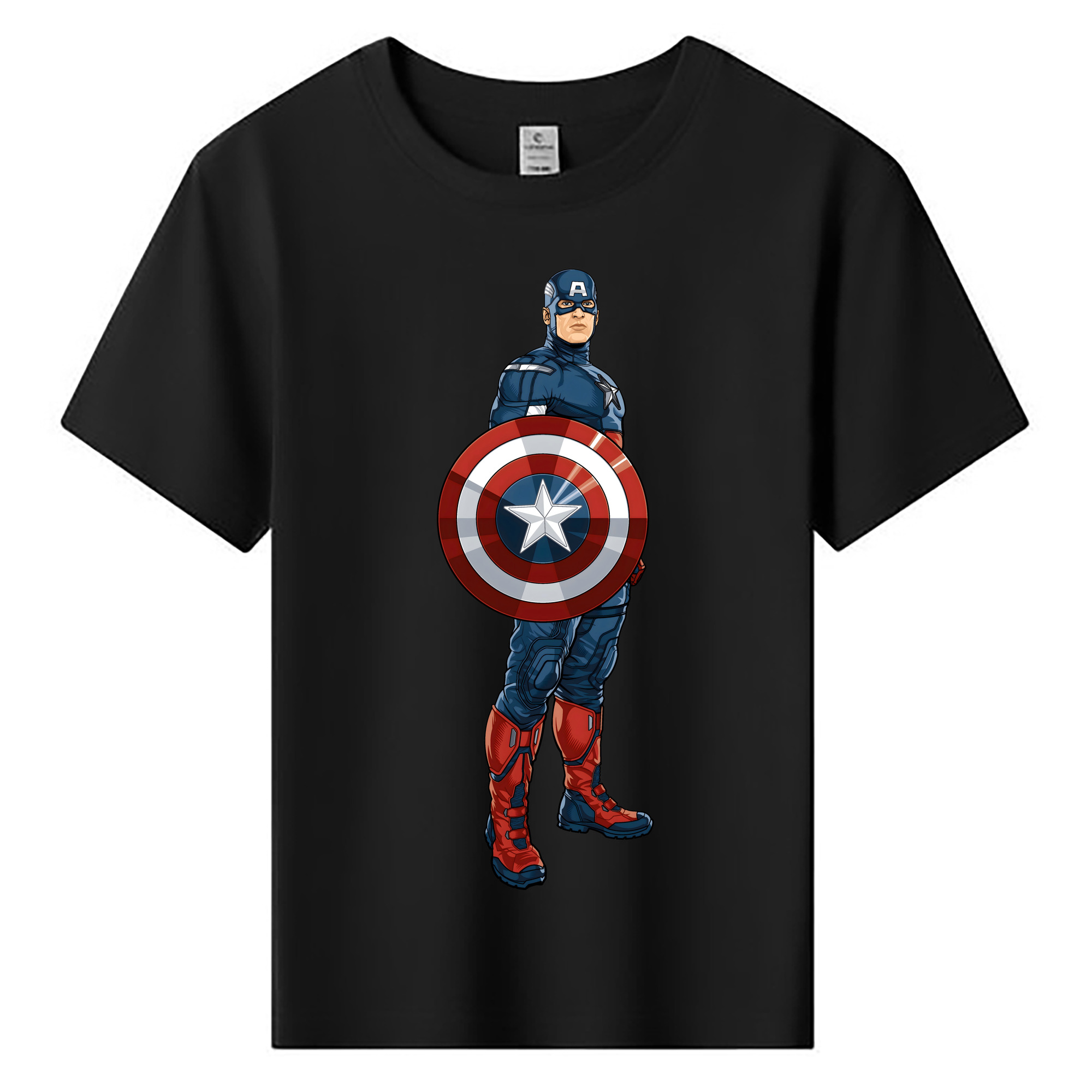 （画像用） アベンジャーズ The Avengers 綿100％キッズTシャツ（フロントプリント）