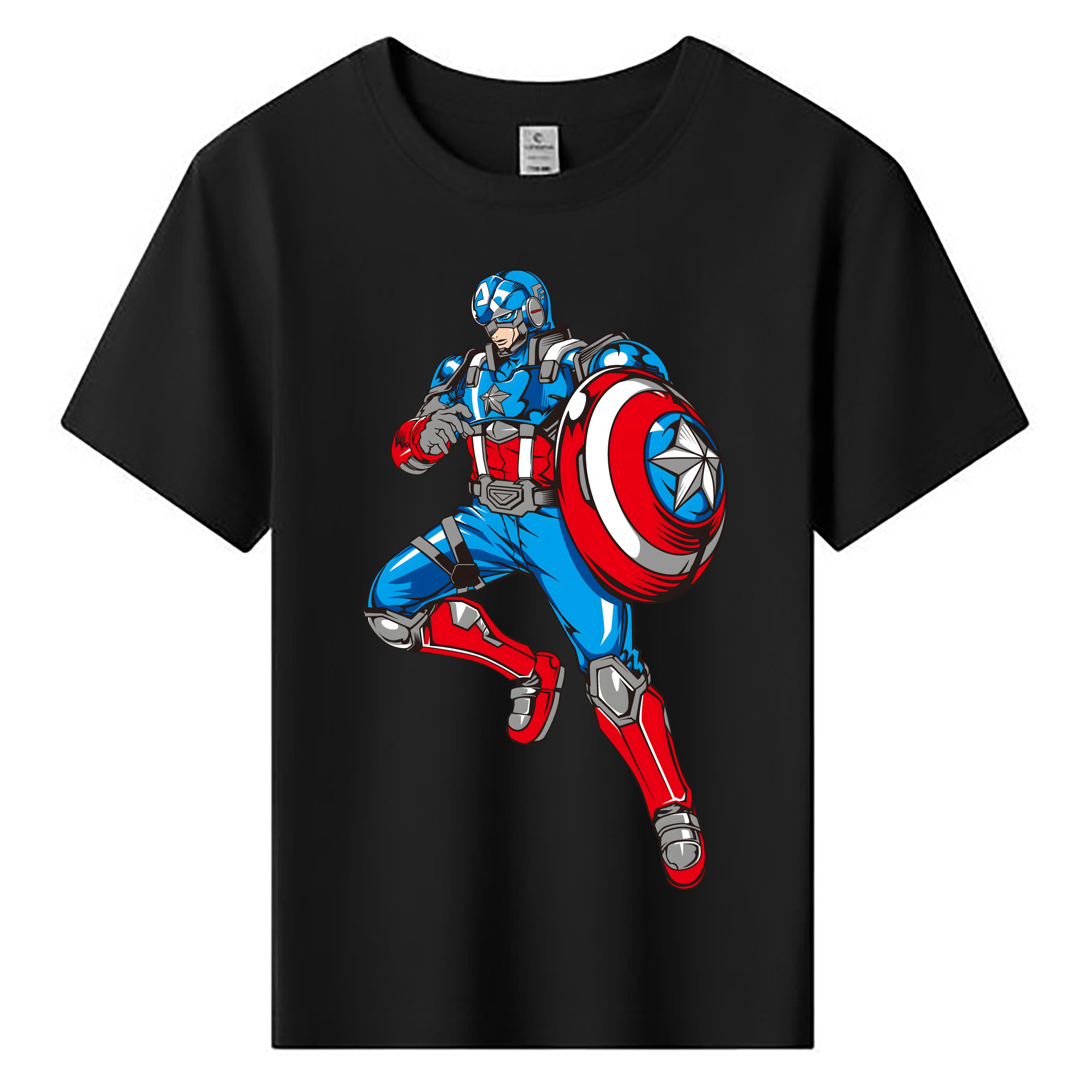 （画像用） アベンジャーズ The Avengers 綿100％キッズTシャツ（フロントプリント）