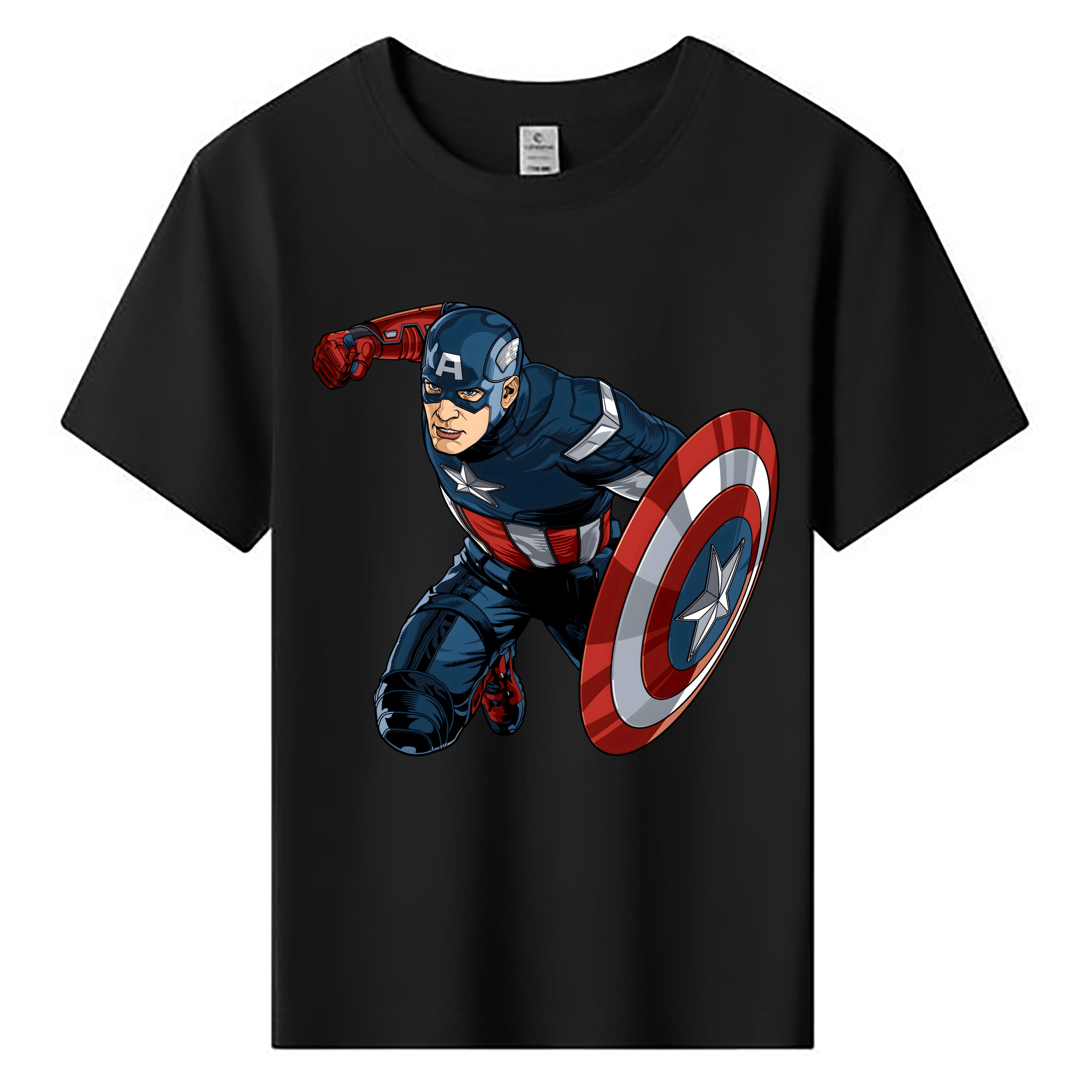 （画像用） アベンジャーズ The Avengers 綿100％キッズTシャツ（フロントプリント）
