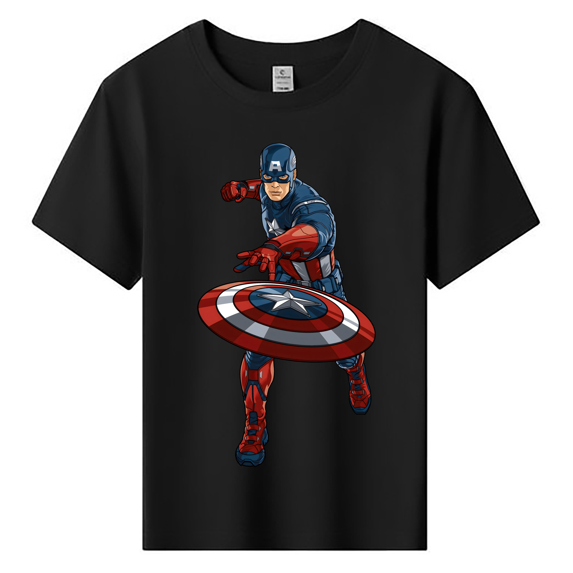 （画像用） アベンジャーズ The Avengers 綿100％キッズTシャツ（フロントプリント）