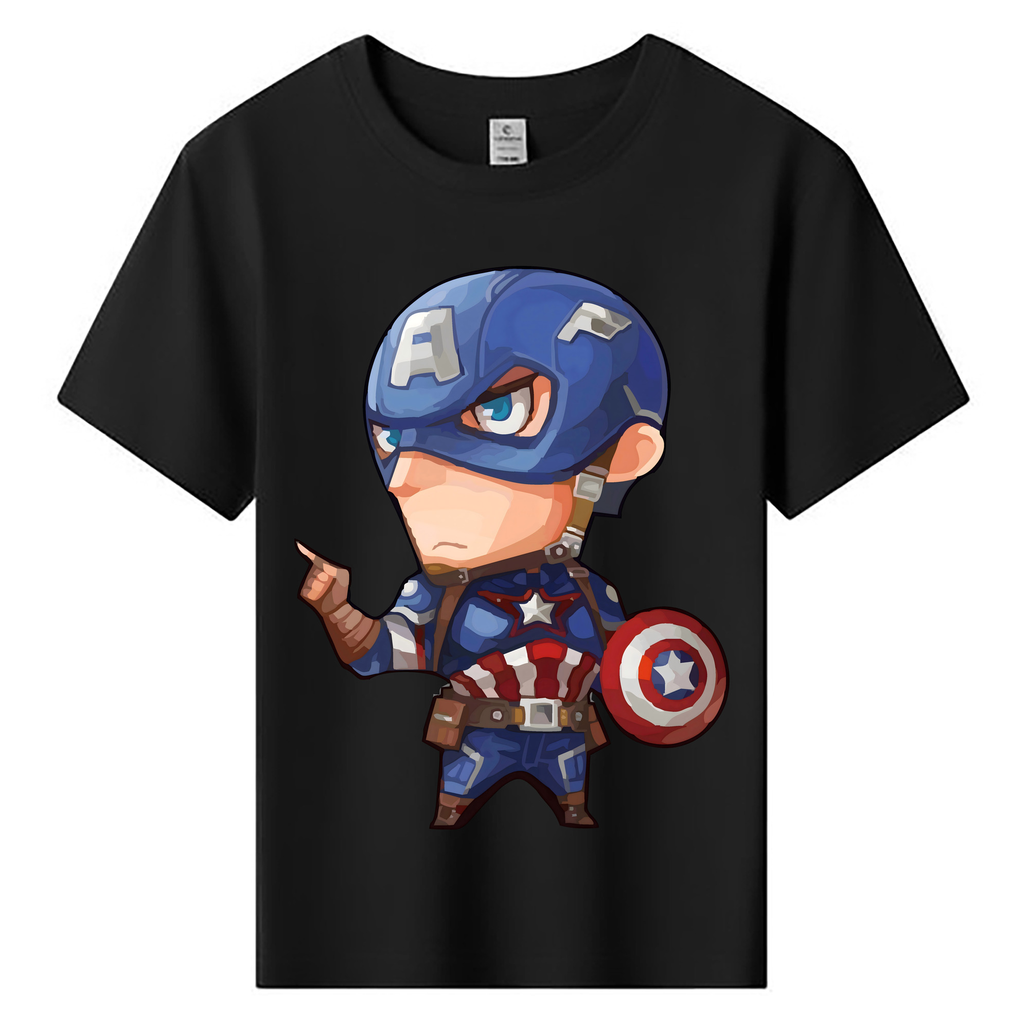 （画像用） アベンジャーズ The Avengers 綿100％キッズTシャツ（フロントプリント）
