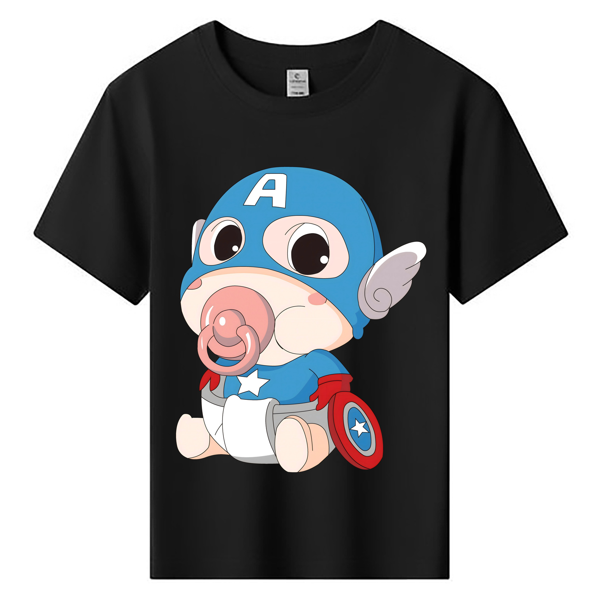 （画像用） アベンジャーズ The Avengers 綿100％キッズTシャツ（フロントプリント）