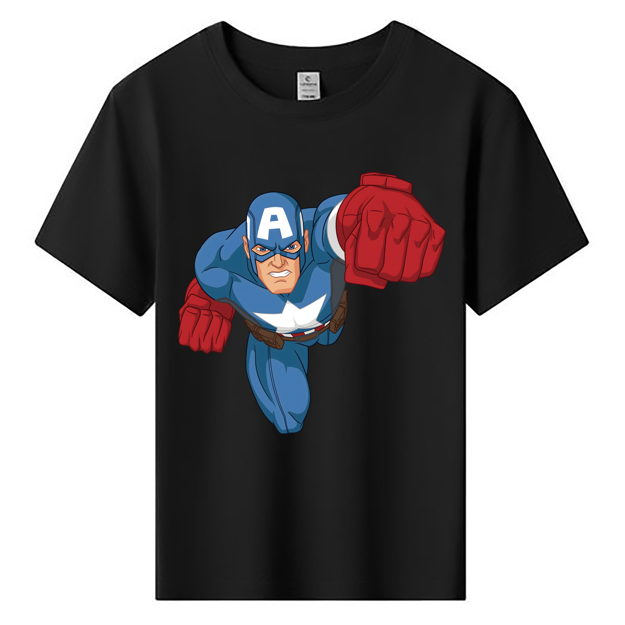 （画像用） アベンジャーズ The Avengers 綿100％キッズTシャツ（フロントプリント）