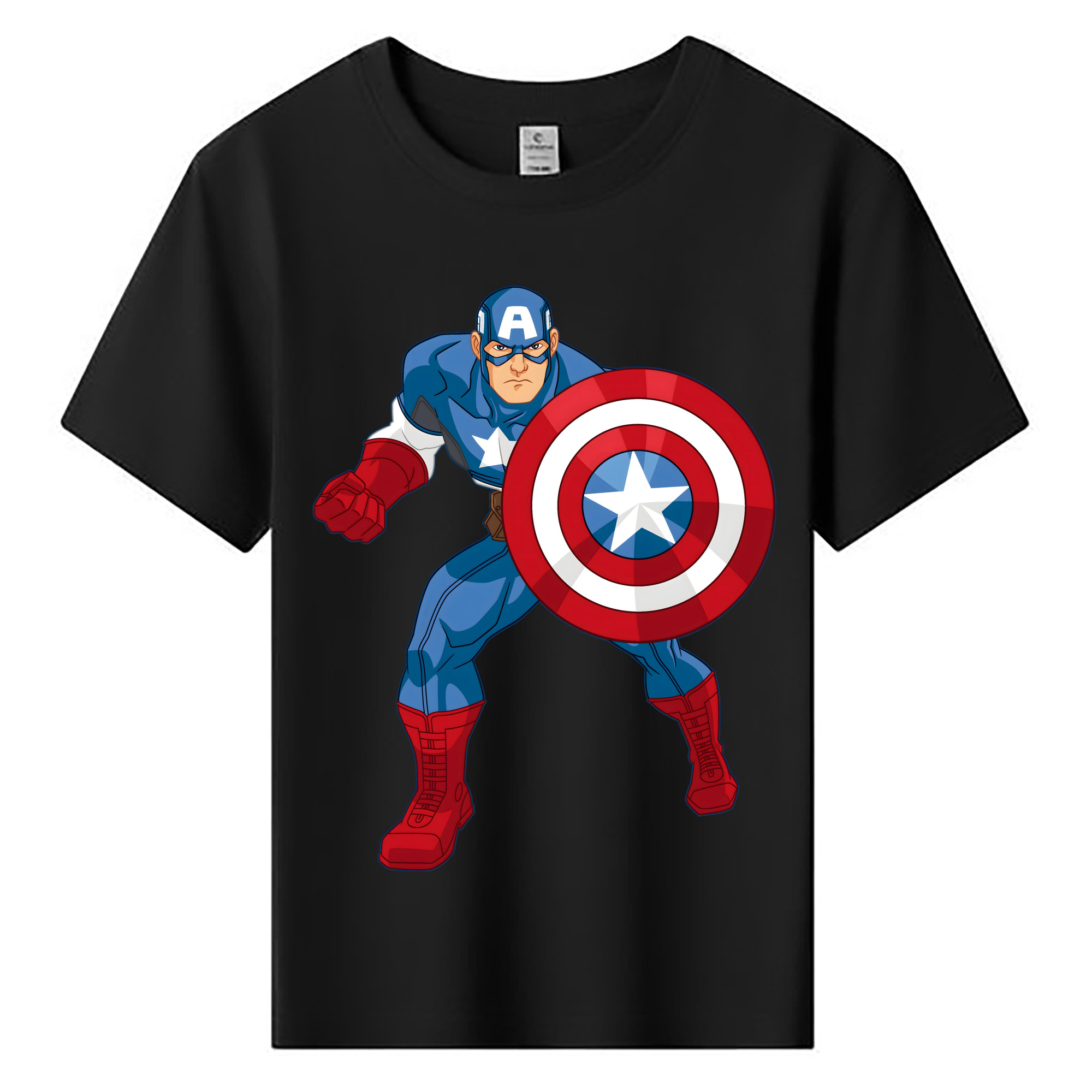 （画像用） アベンジャーズ The Avengers 綿100％キッズTシャツ（フロントプリント）
