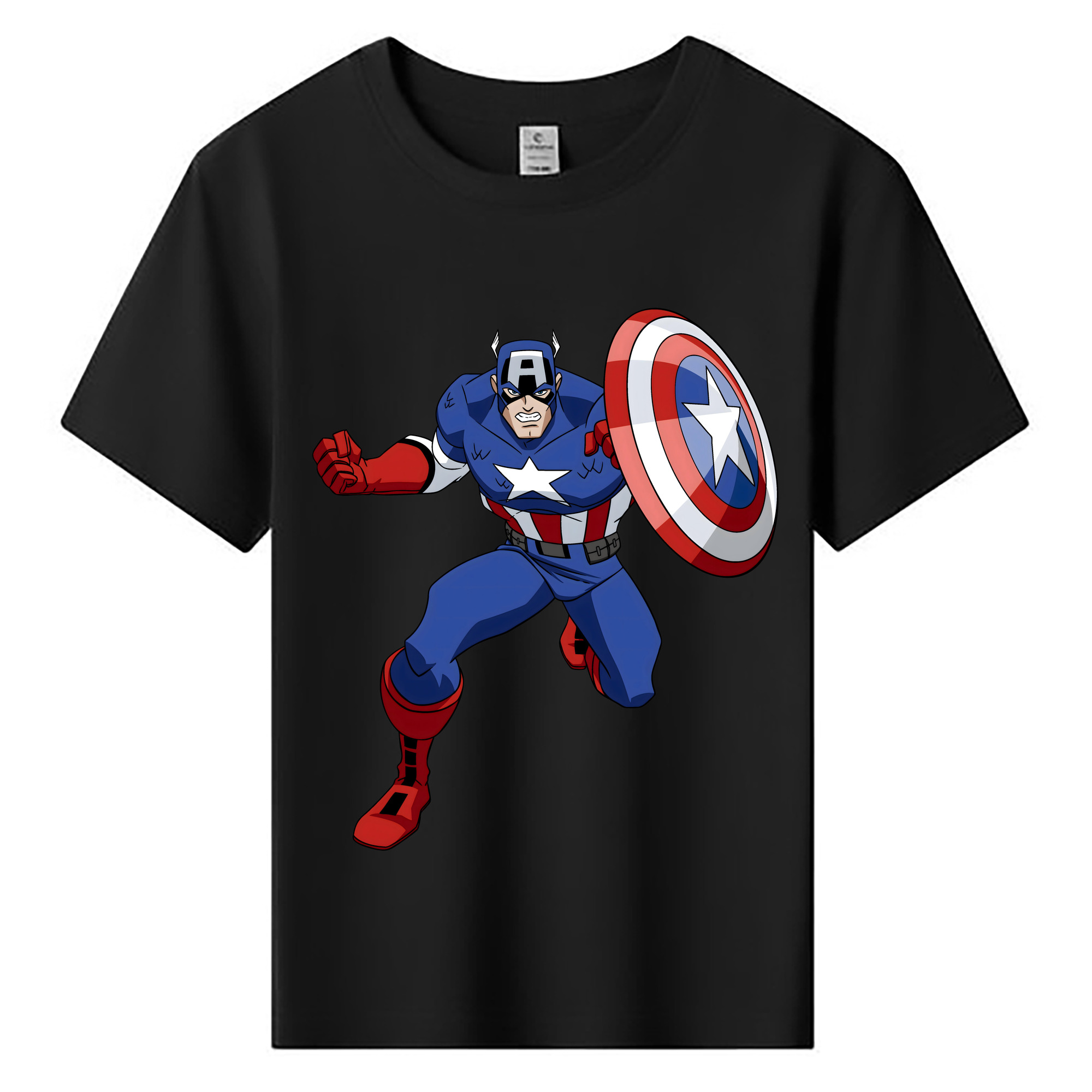 （画像用） アベンジャーズ The Avengers 綿100％キッズTシャツ（フロントプリント）
