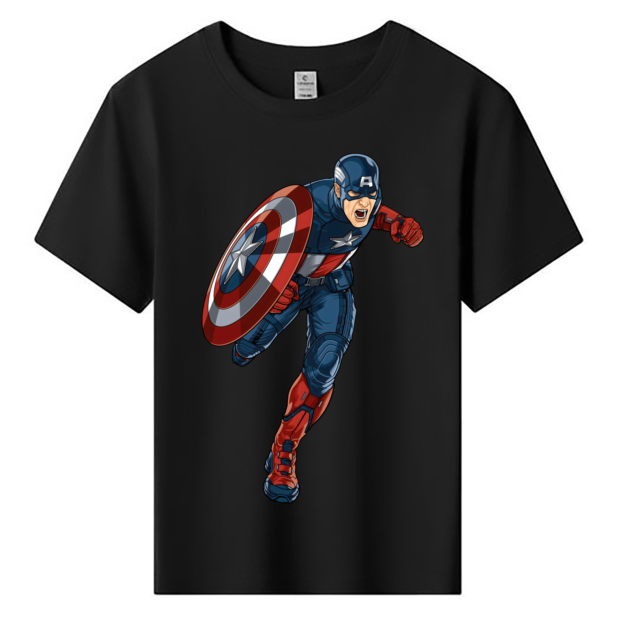（画像用） アベンジャーズ The Avengers 綿100％キッズTシャツ（フロントプリント）