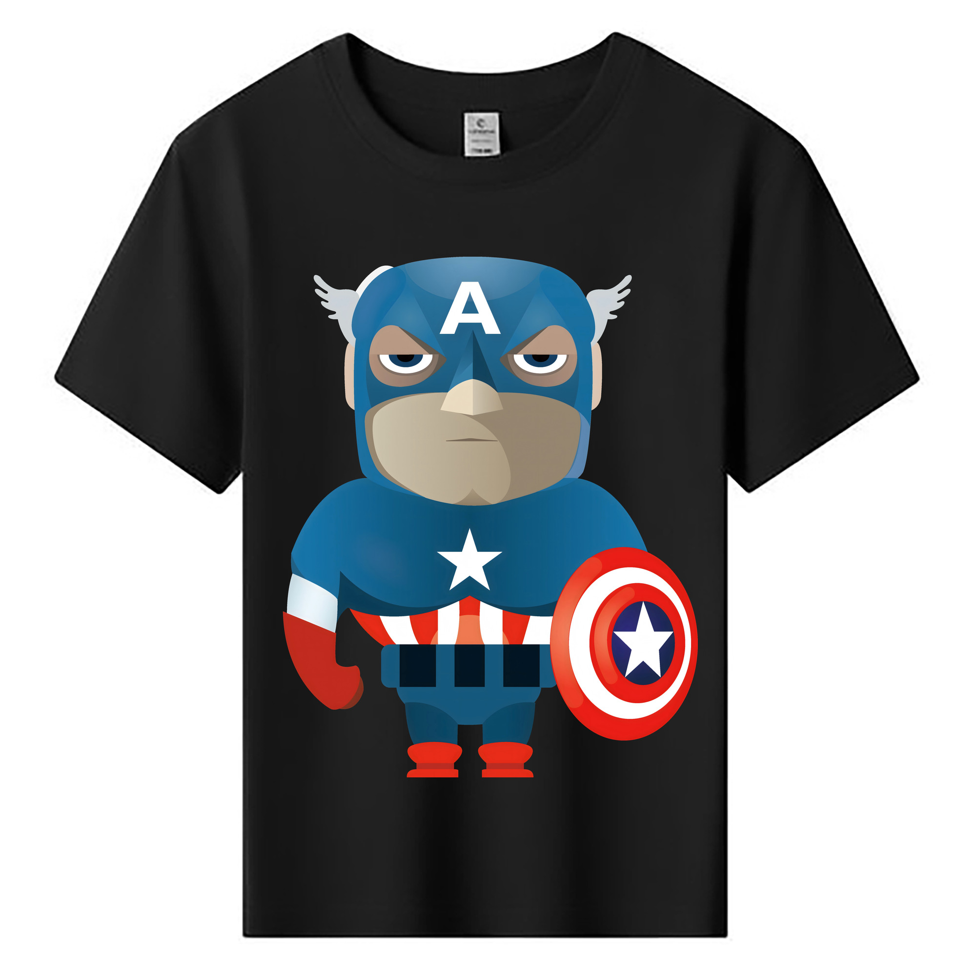 （画像用） アベンジャーズ The Avengers 綿100％キッズTシャツ（フロントプリント）