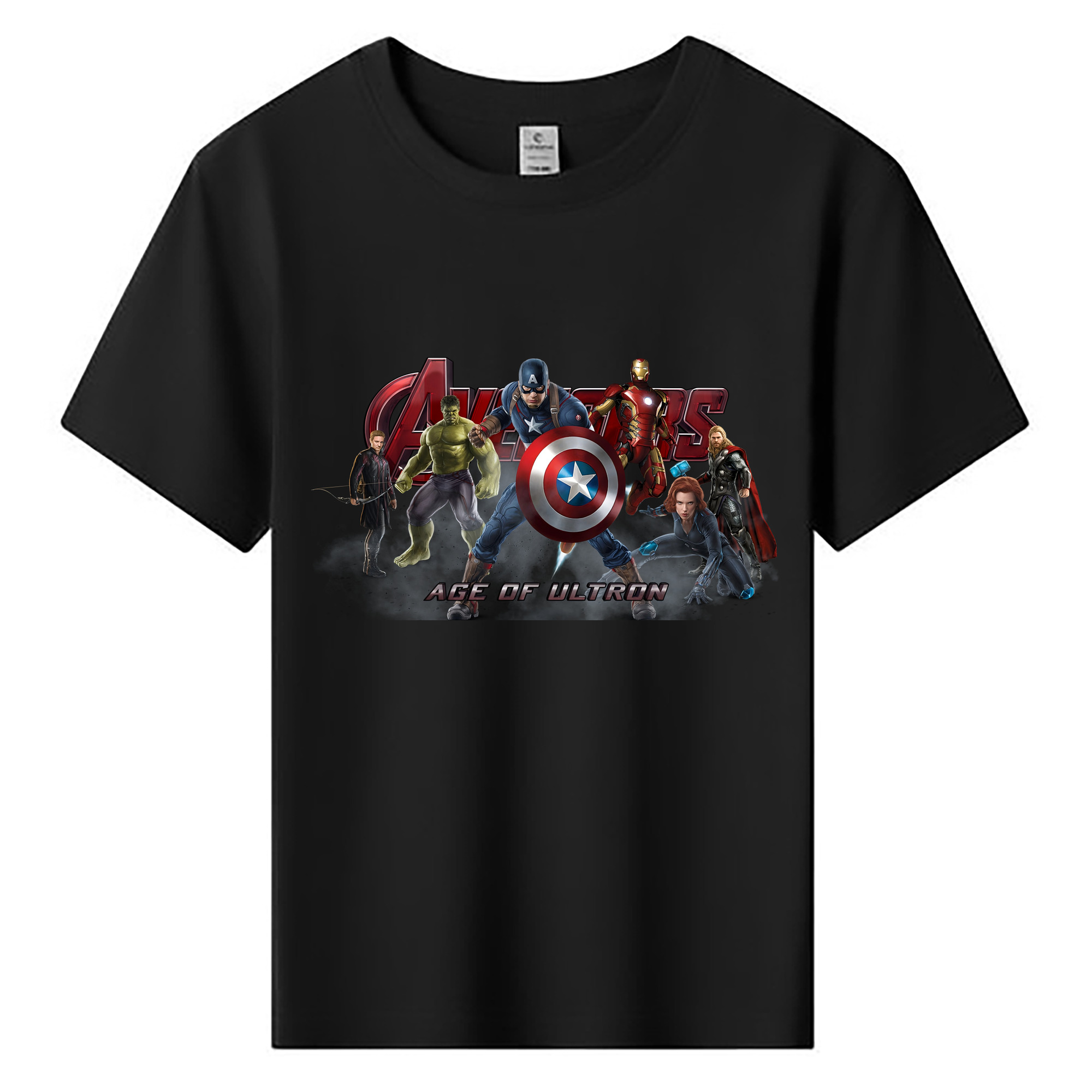 （画像用） アベンジャーズ The Avengers 綿100％キッズTシャツ（フロントプリント）