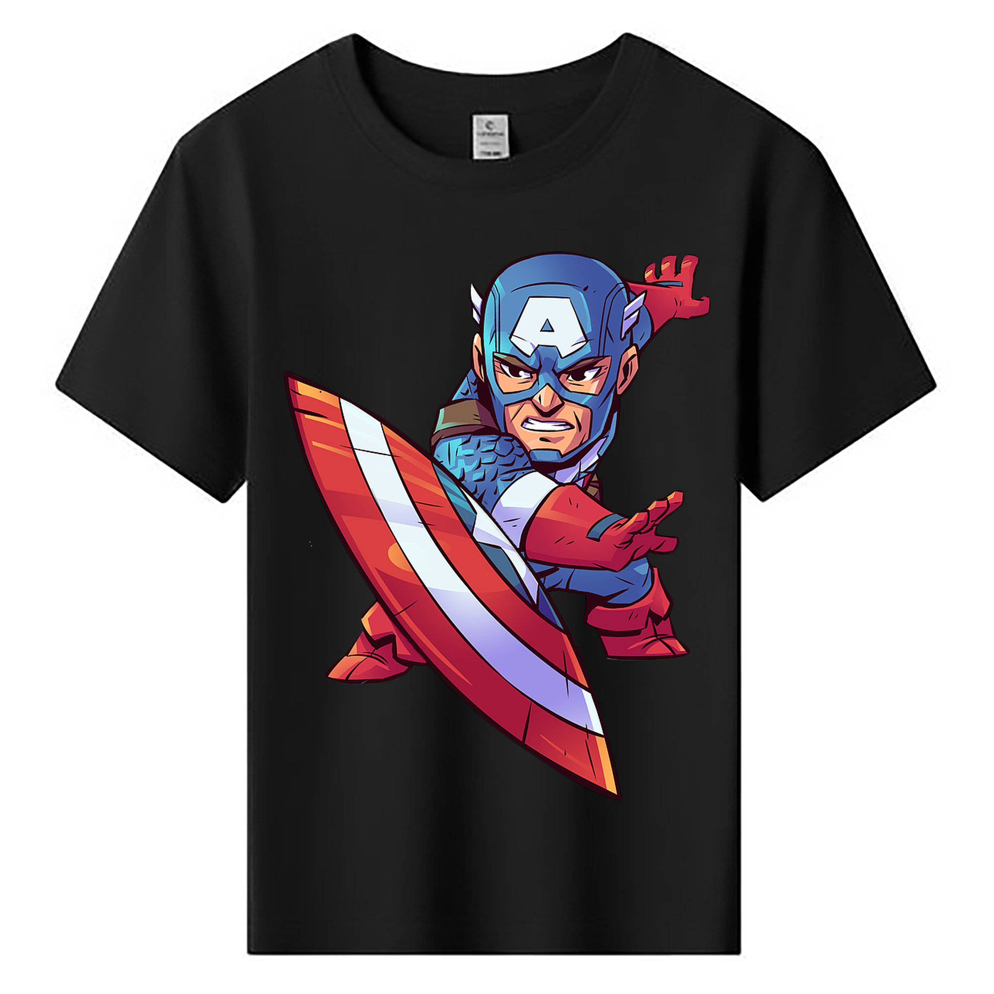 （画像用） アベンジャーズ The Avengers 綿100％キッズTシャツ（フロントプリント）