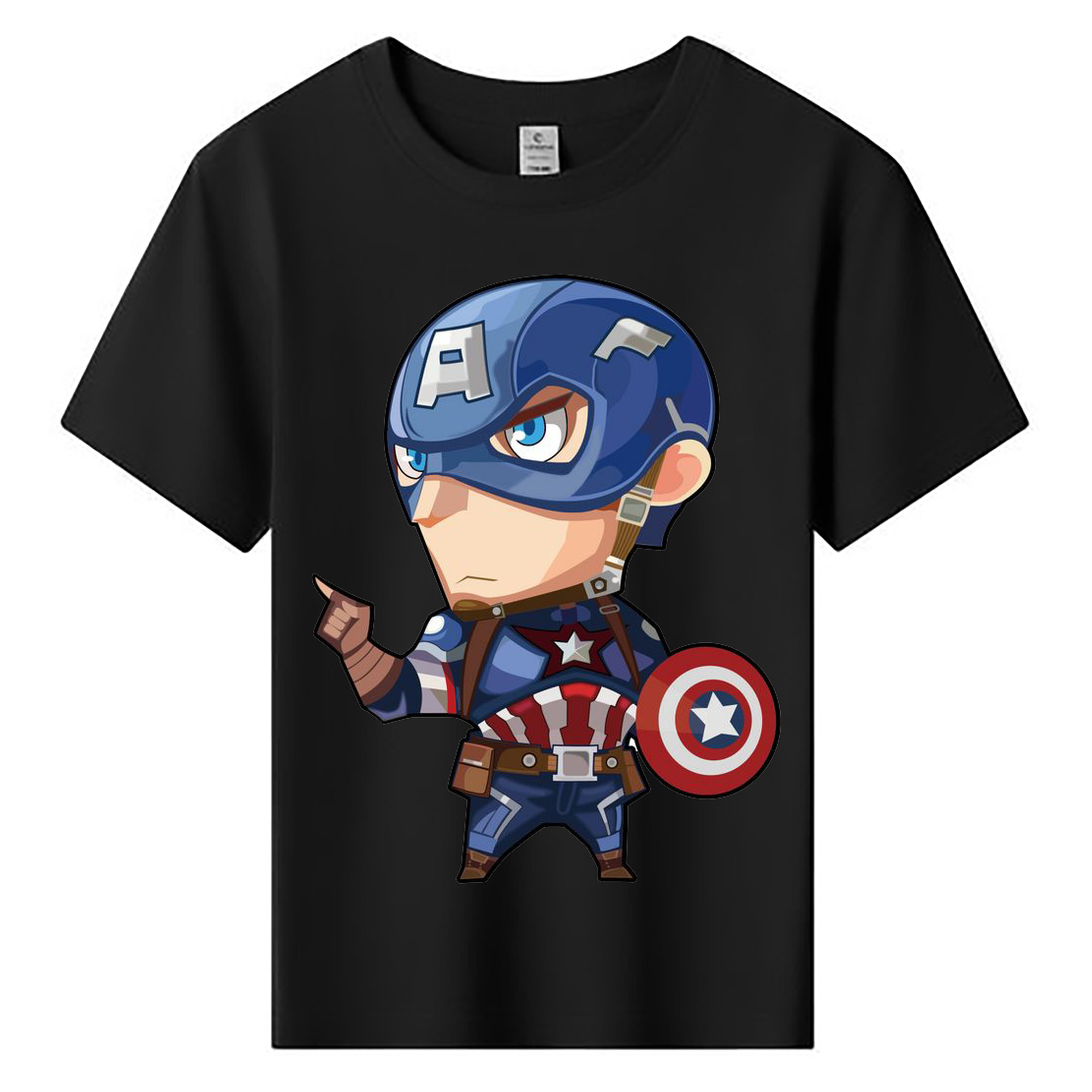 （画像用） アベンジャーズ The Avengers 綿100％キッズTシャツ（フロントプリント）