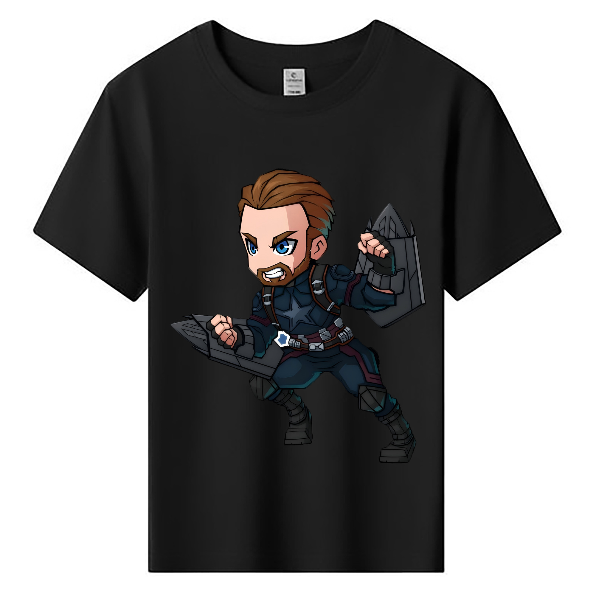 （画像用） アベンジャーズ The Avengers 綿100％キッズTシャツ（フロントプリント）