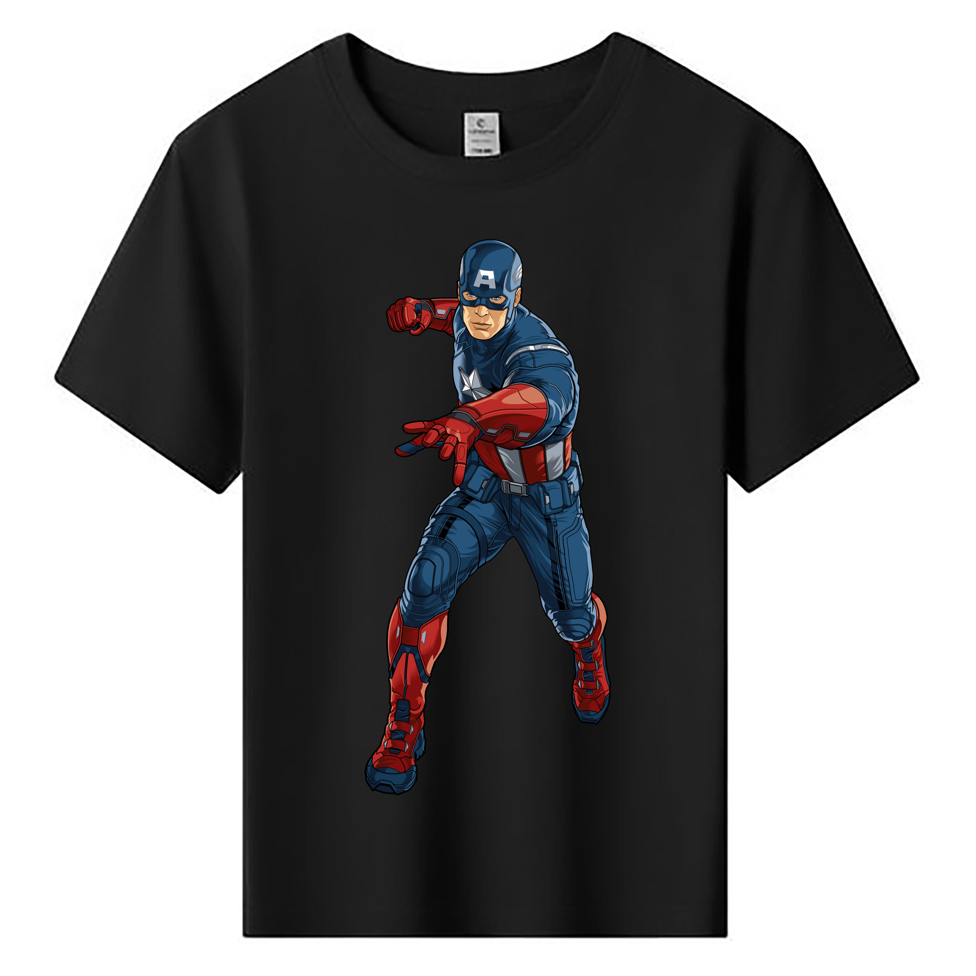 （画像用） アベンジャーズ The Avengers 綿100％キッズTシャツ（フロントプリント）