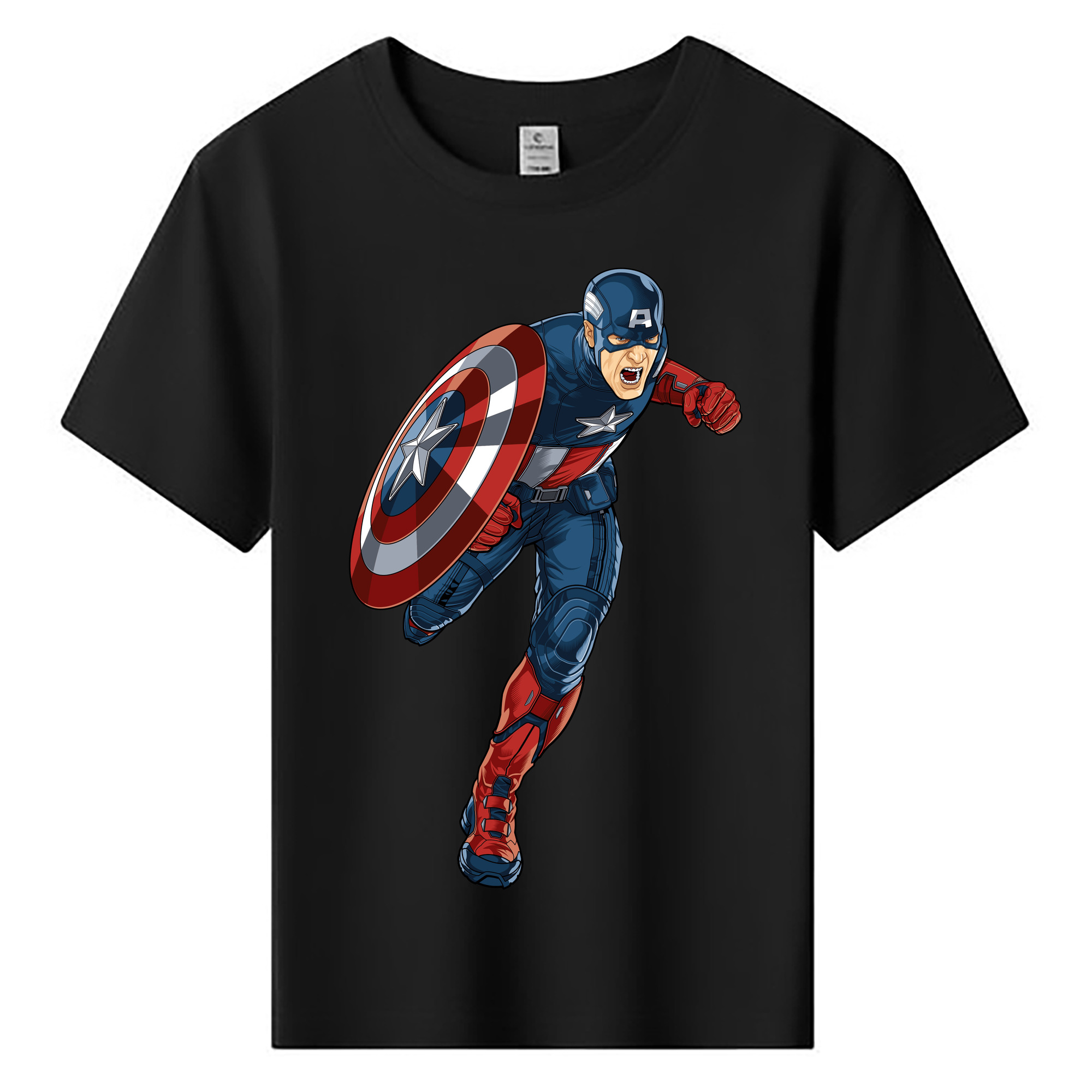 （画像用） アベンジャーズ The Avengers 綿100％キッズTシャツ（フロントプリント）