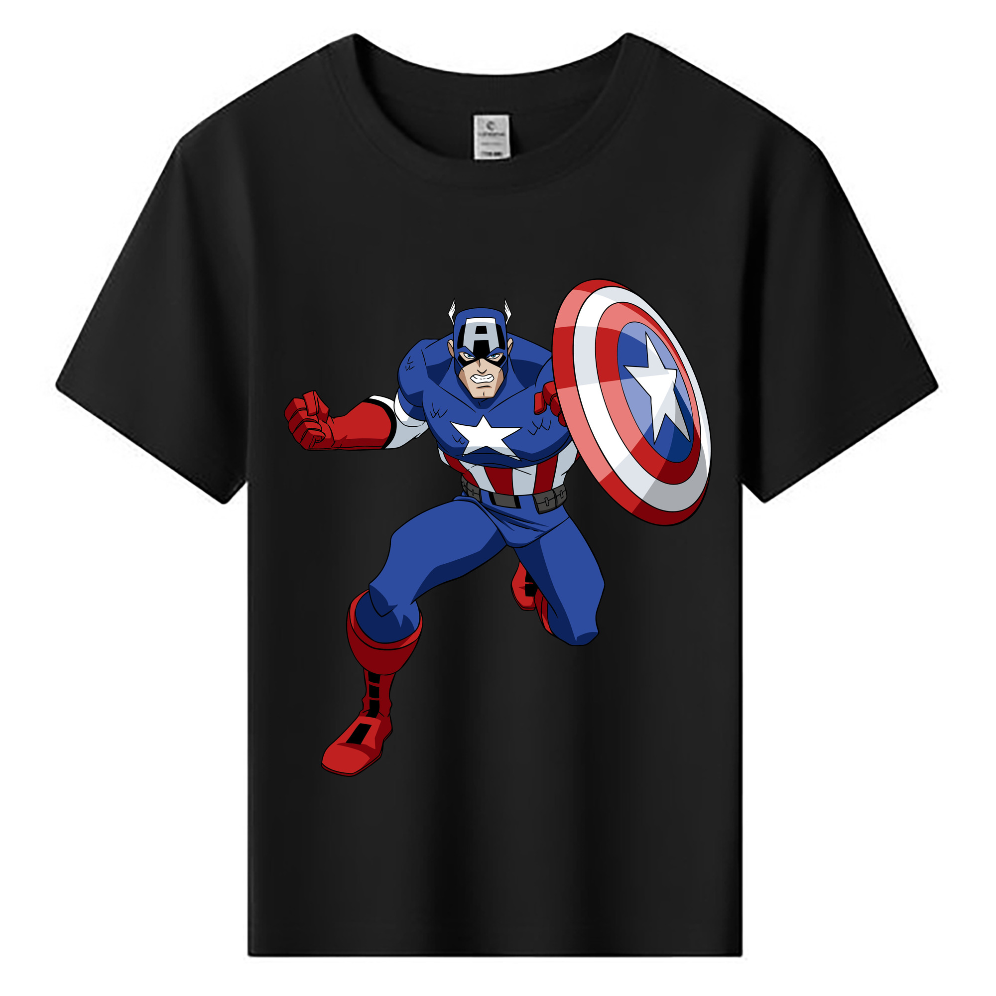 （画像用） アベンジャーズ The Avengers 綿100％キッズTシャツ（フロントプリント）