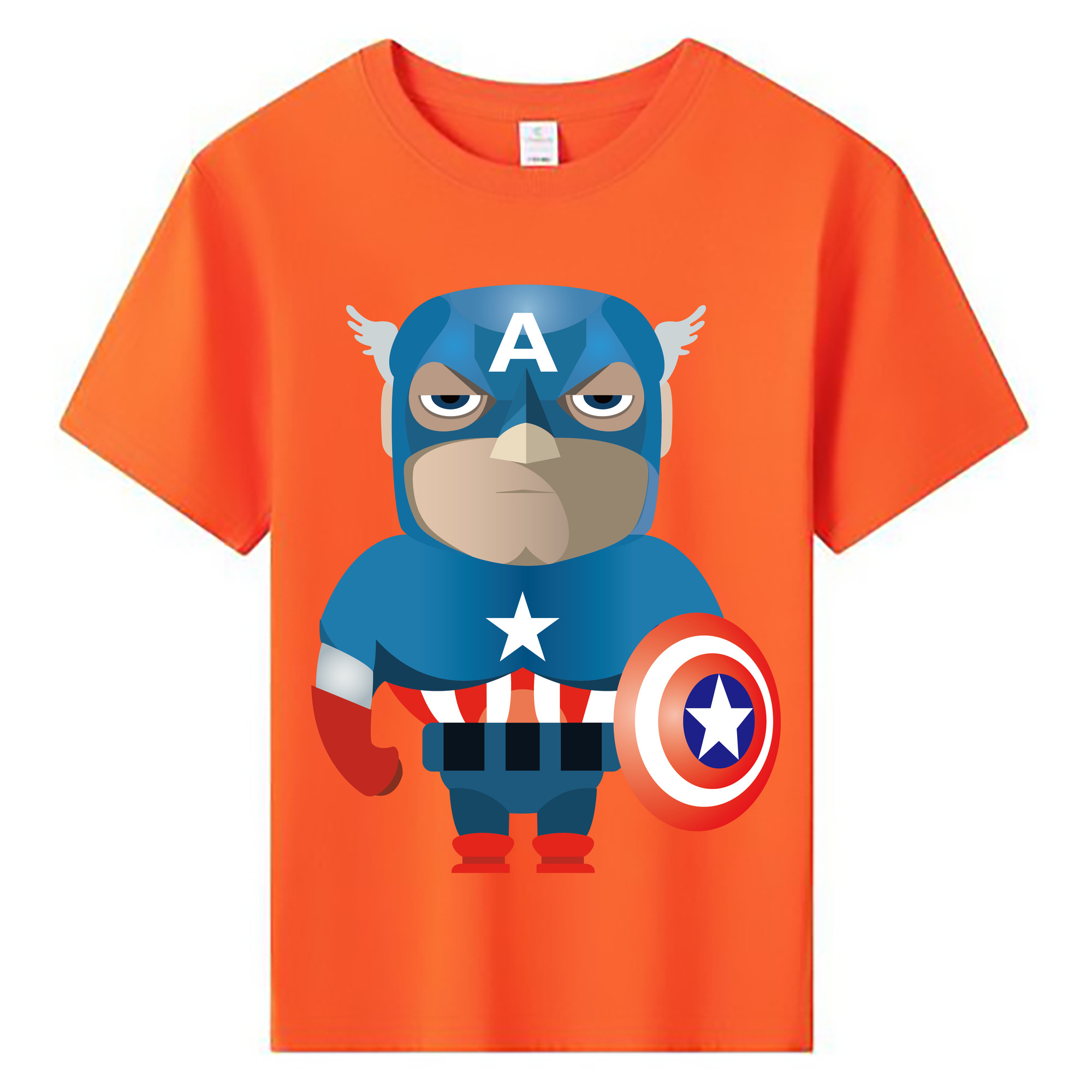 （画像用） アベンジャーズ The Avengers 綿100％キッズTシャツ（フロントプリント）
