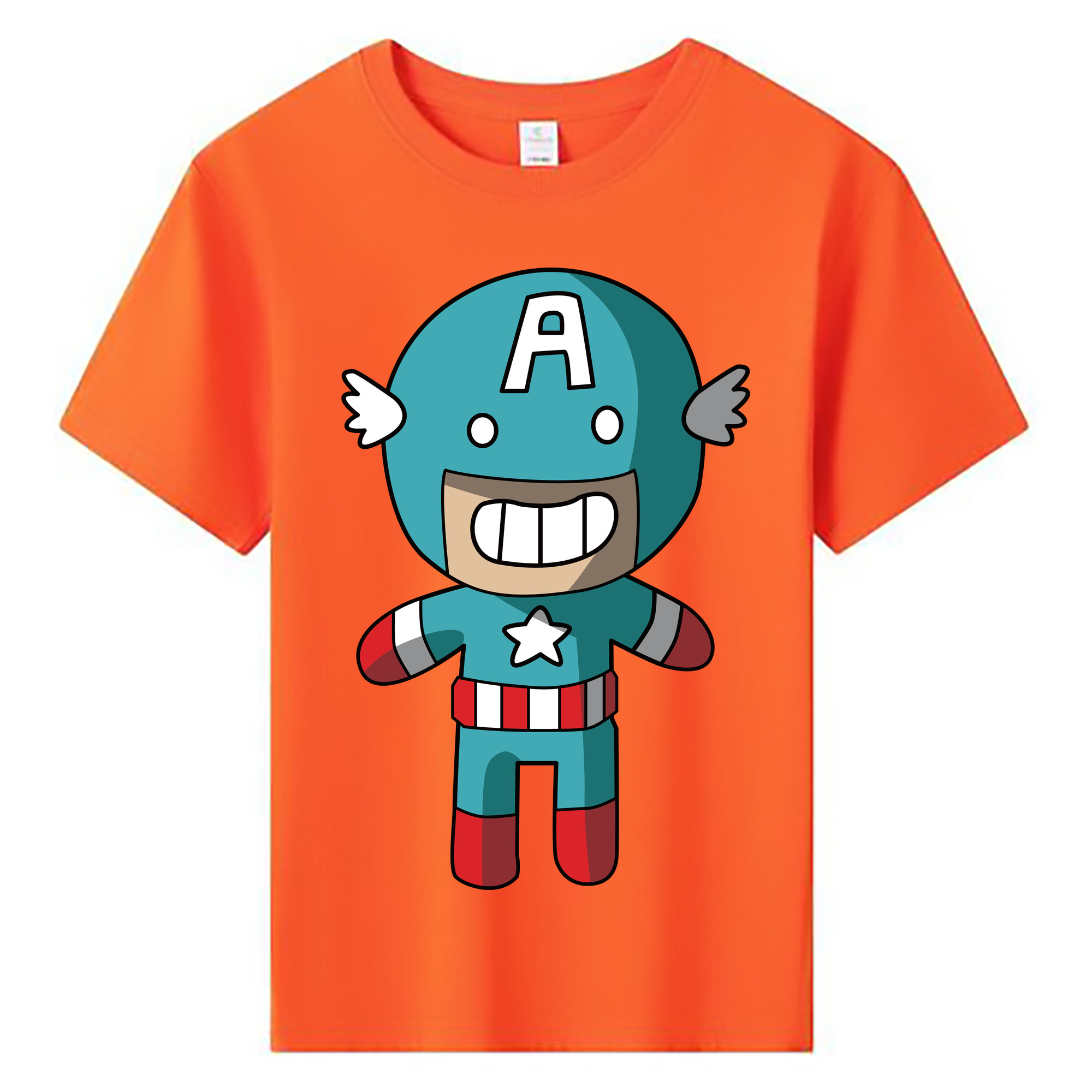 （画像用） アベンジャーズ The Avengers 綿100％キッズTシャツ（フロントプリント）