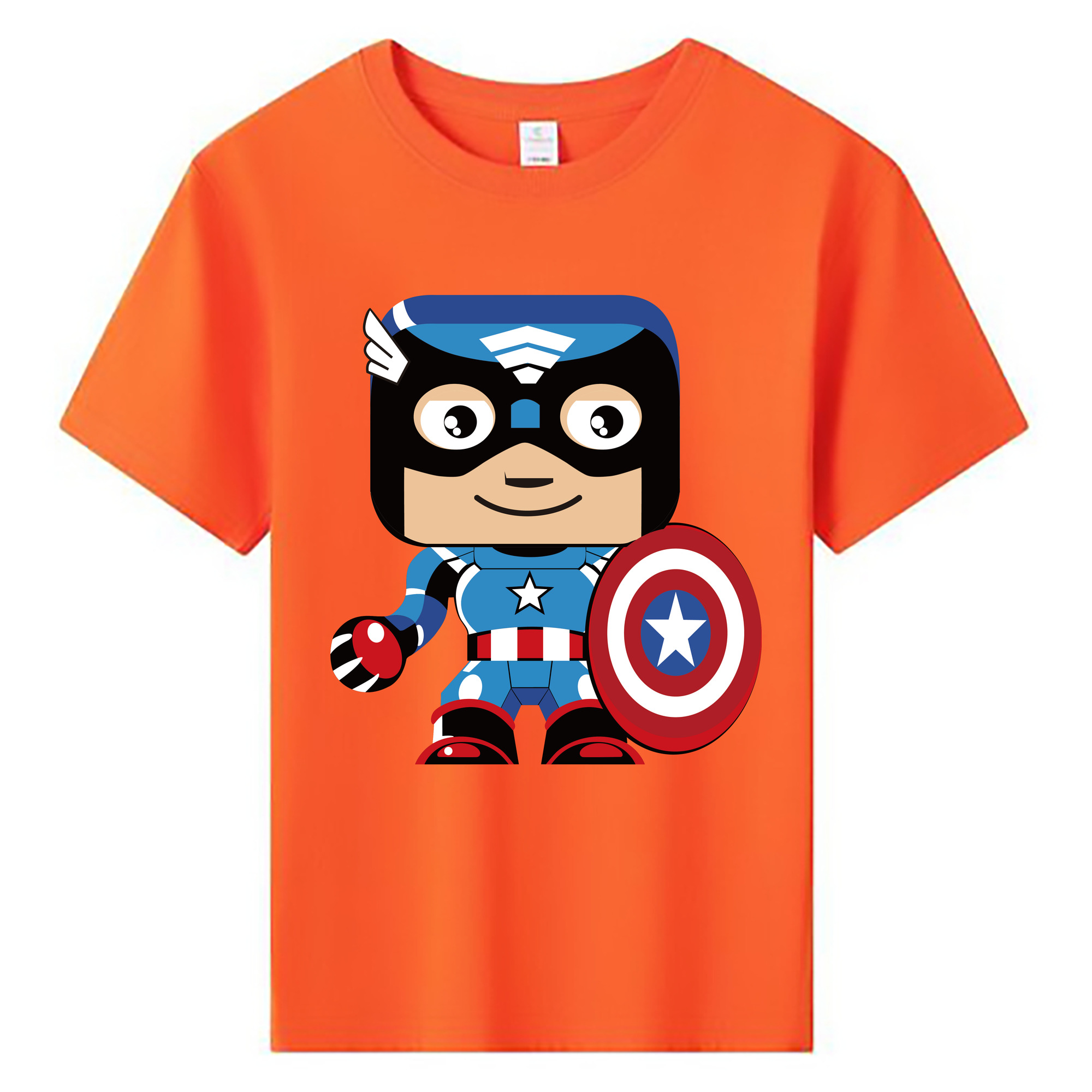 （画像用） アベンジャーズ The Avengers 綿100％キッズTシャツ（フロントプリント）