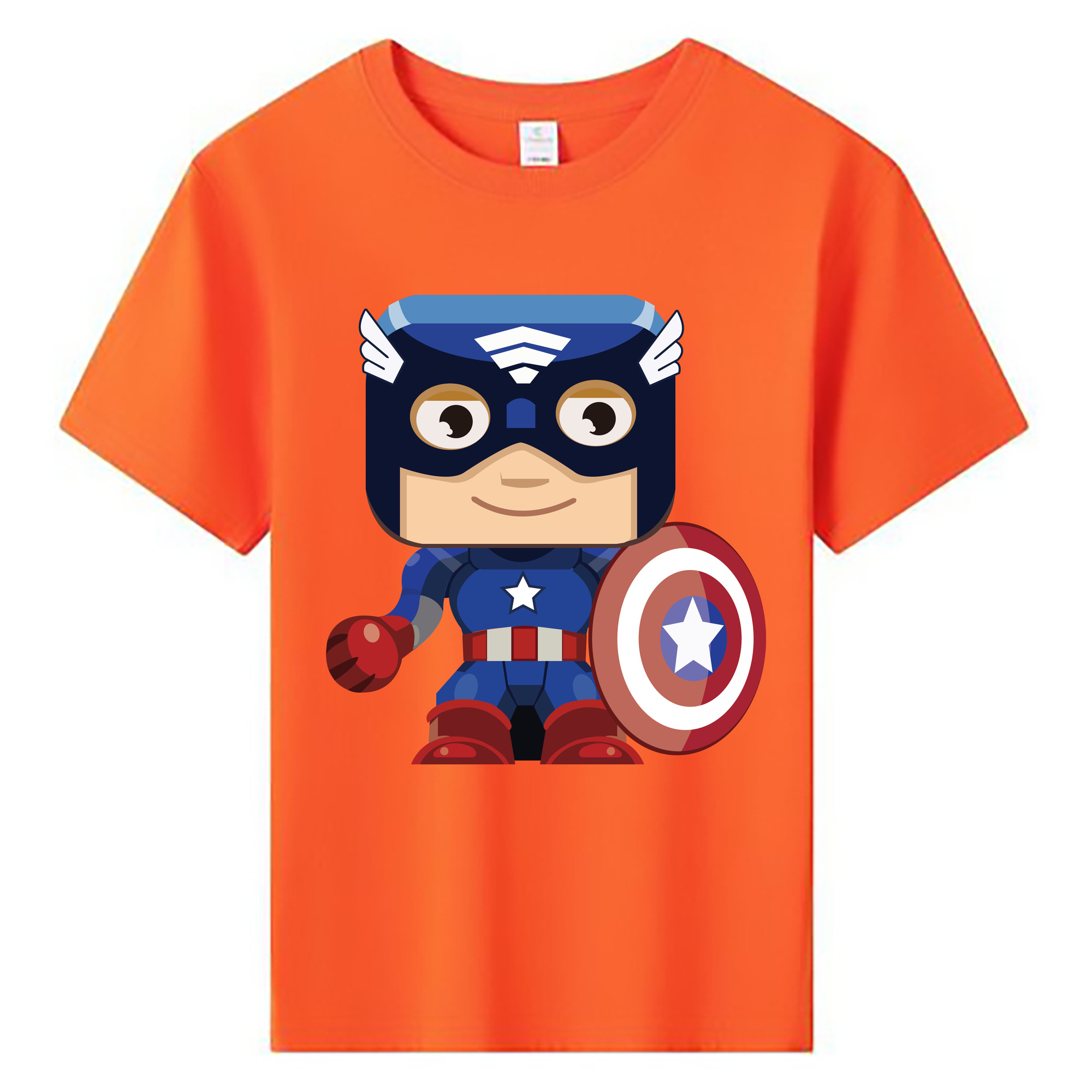 （画像用） アベンジャーズ The Avengers 綿100％キッズTシャツ（フロントプリント）
