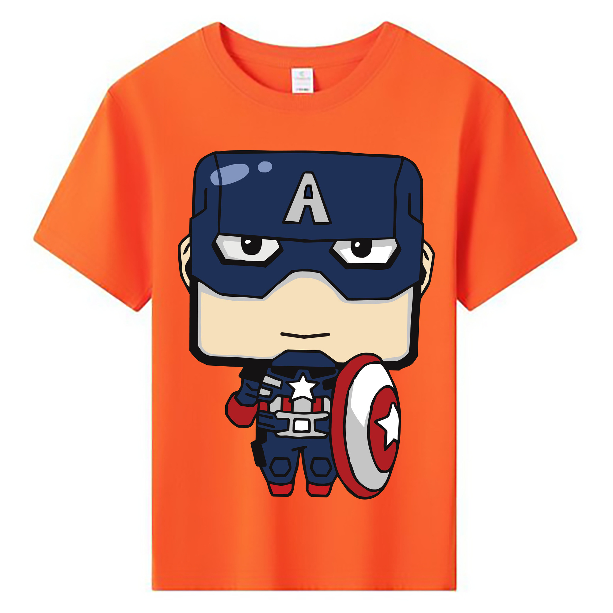 （画像用） アベンジャーズ The Avengers 綿100％キッズTシャツ（フロントプリント）