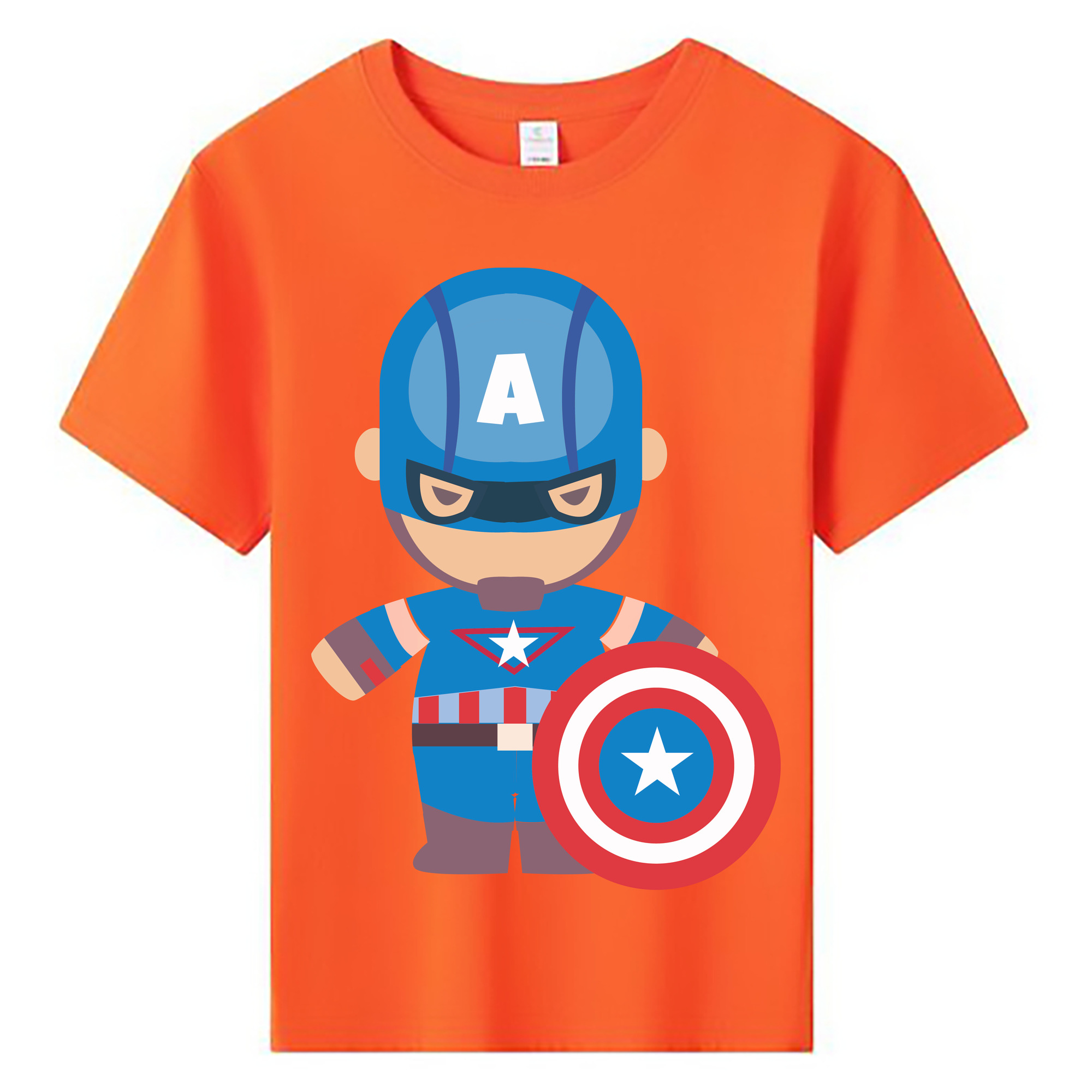 （画像用） アベンジャーズ The Avengers 綿100％キッズTシャツ（フロントプリント）