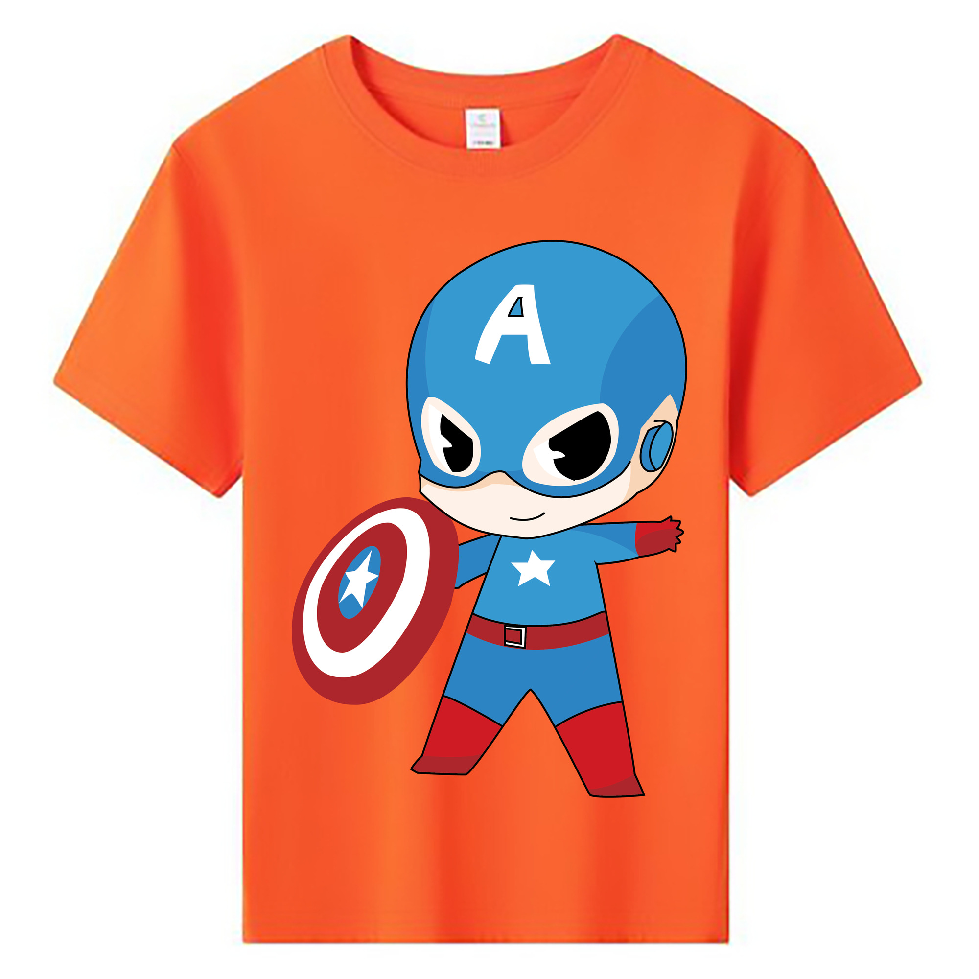 （画像用） アベンジャーズ The Avengers 綿100％キッズTシャツ（フロントプリント）