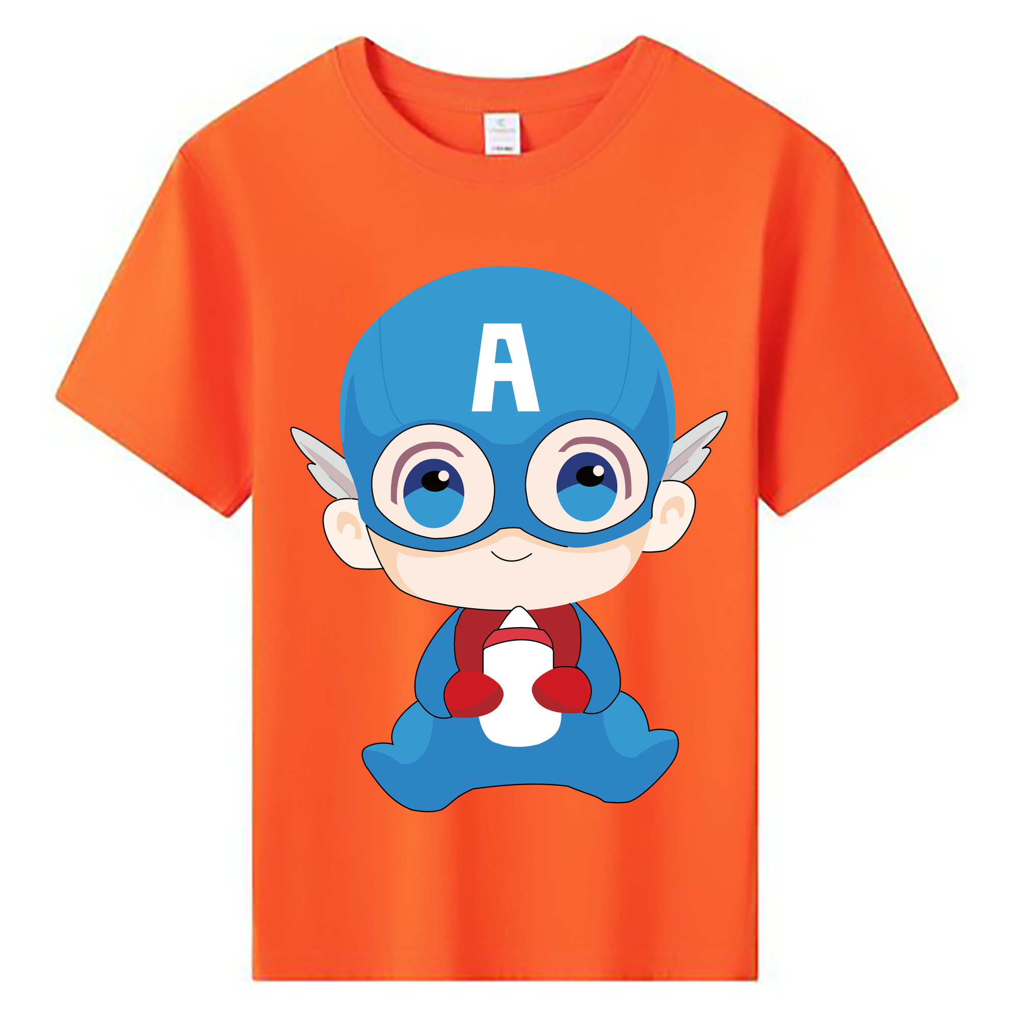 （画像用） アベンジャーズ The Avengers 綿100％キッズTシャツ（フロントプリント）