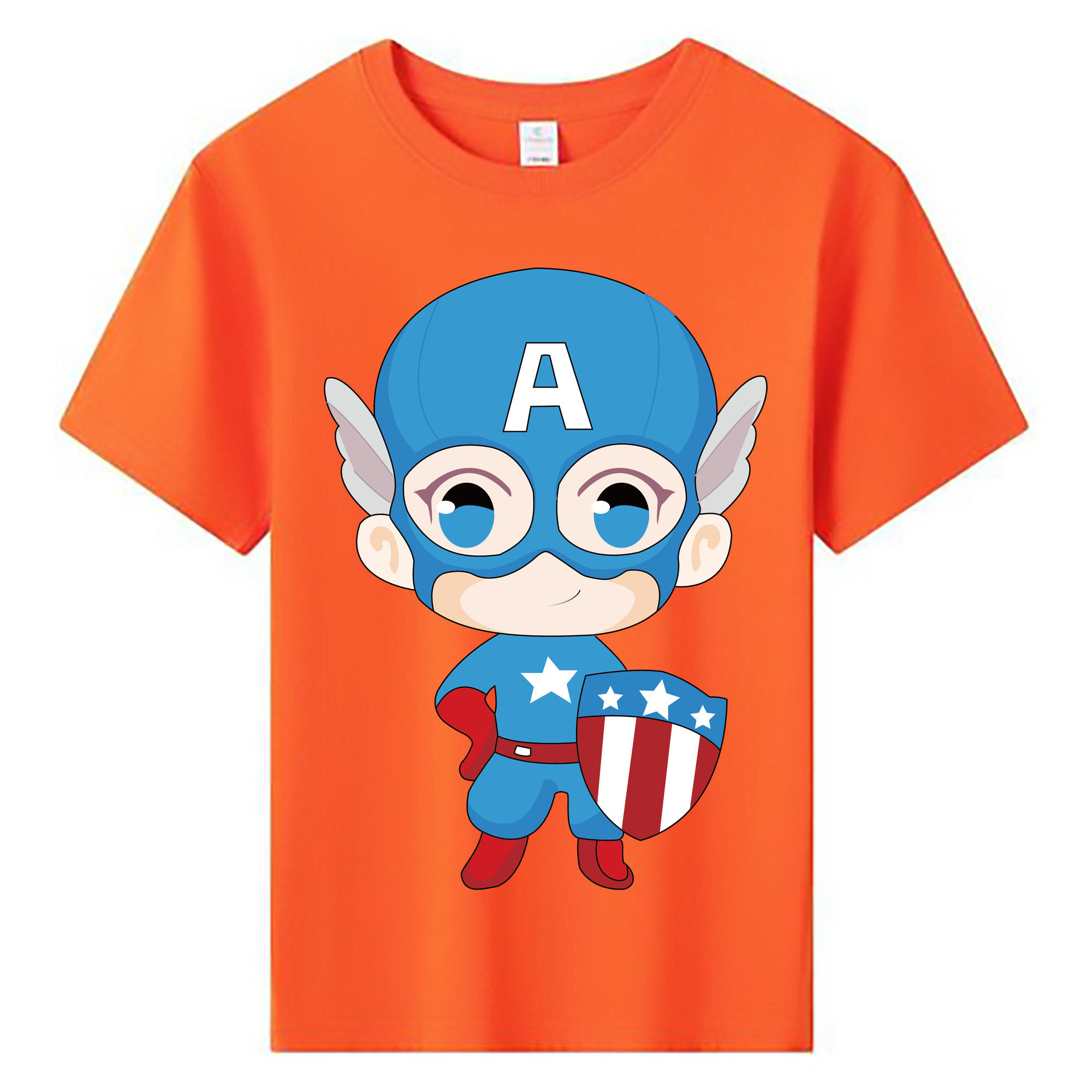 （画像用） アベンジャーズ The Avengers 綿100％キッズTシャツ（フロントプリント）