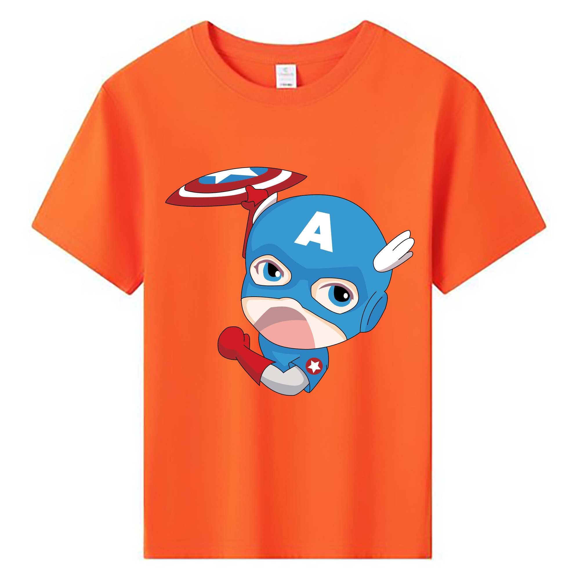 （画像用） アベンジャーズ The Avengers 綿100％キッズTシャツ（フロントプリント）