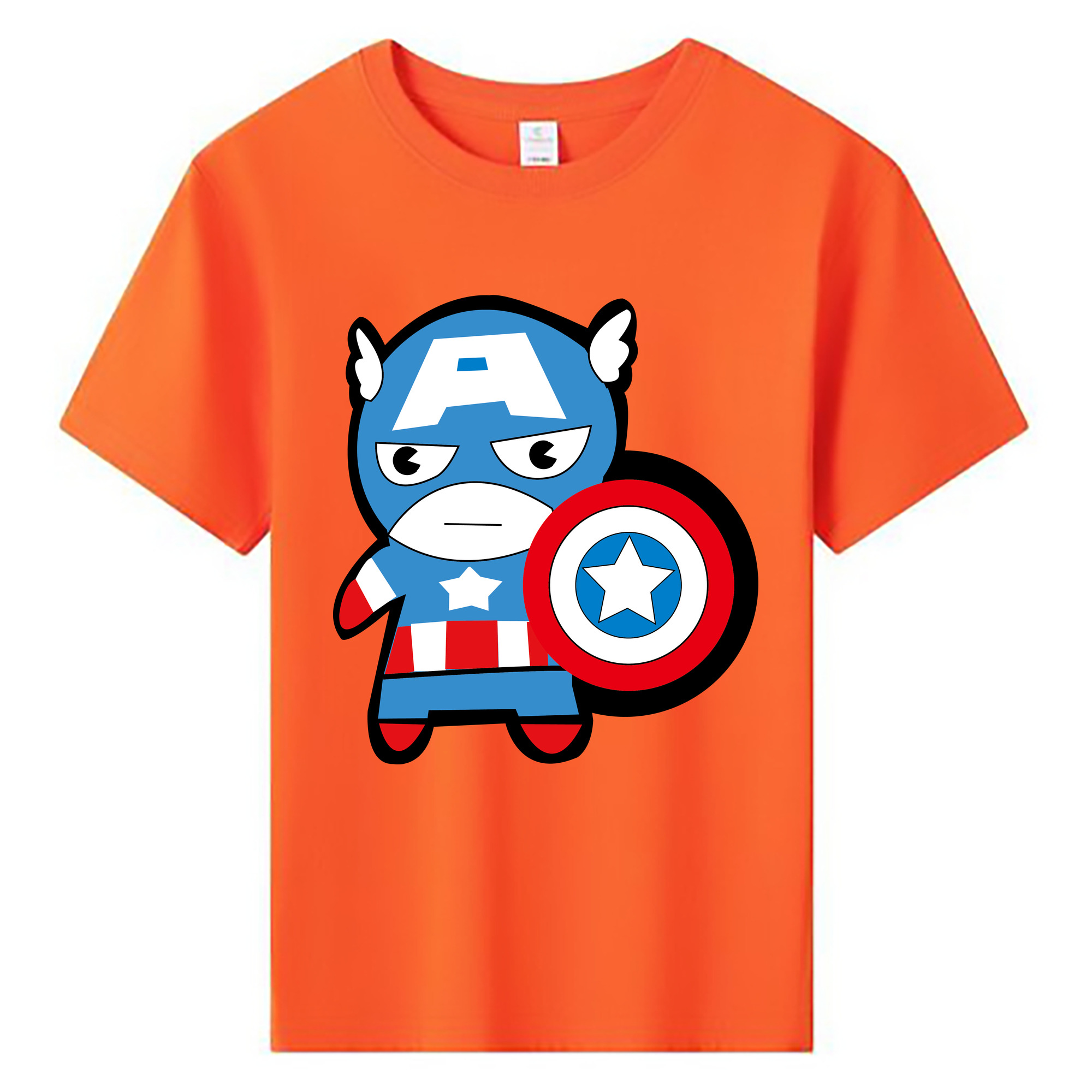 （画像用） アベンジャーズ The Avengers 綿100％キッズTシャツ（フロントプリント）