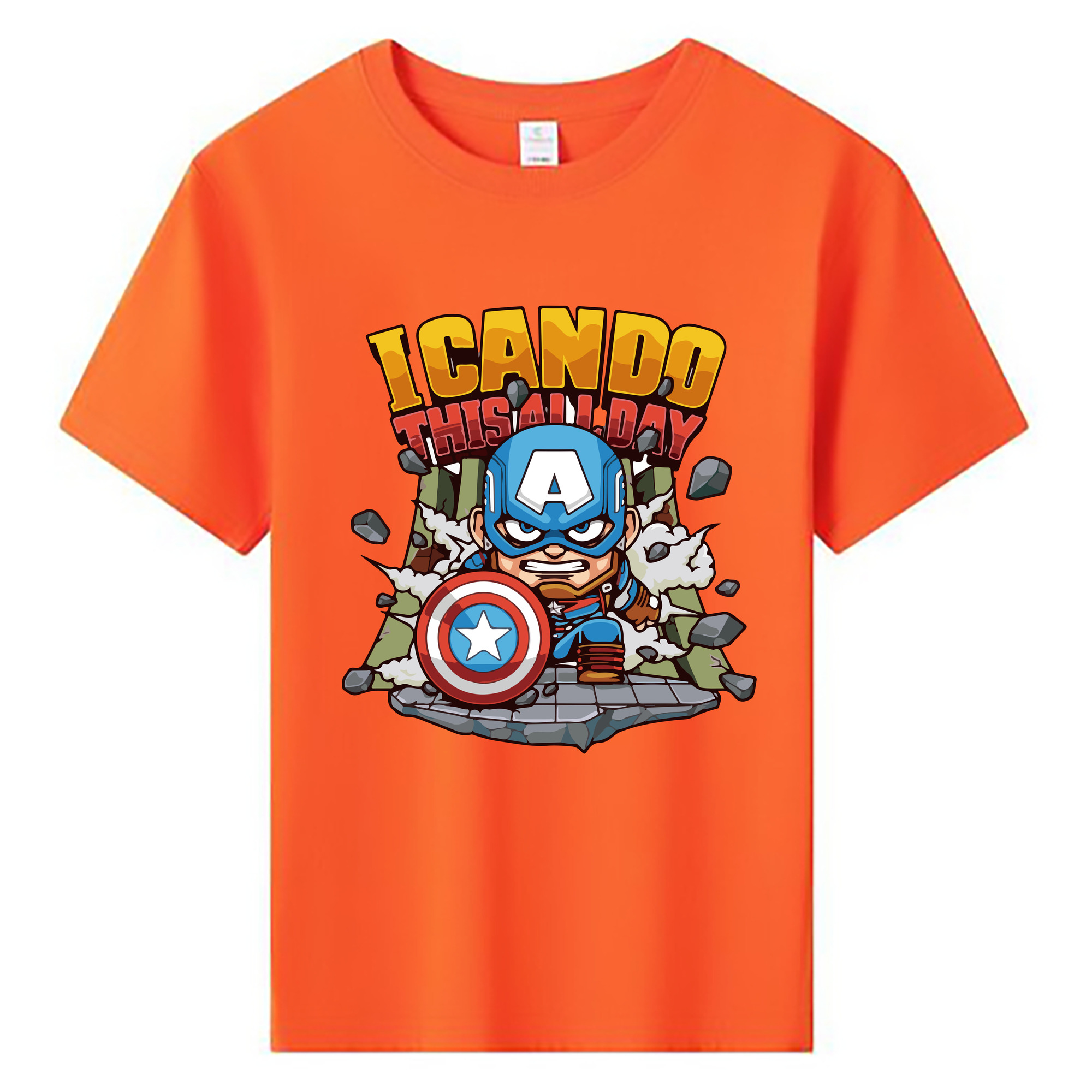 （画像用） アベンジャーズ The Avengers 綿100％キッズTシャツ（フロントプリント）