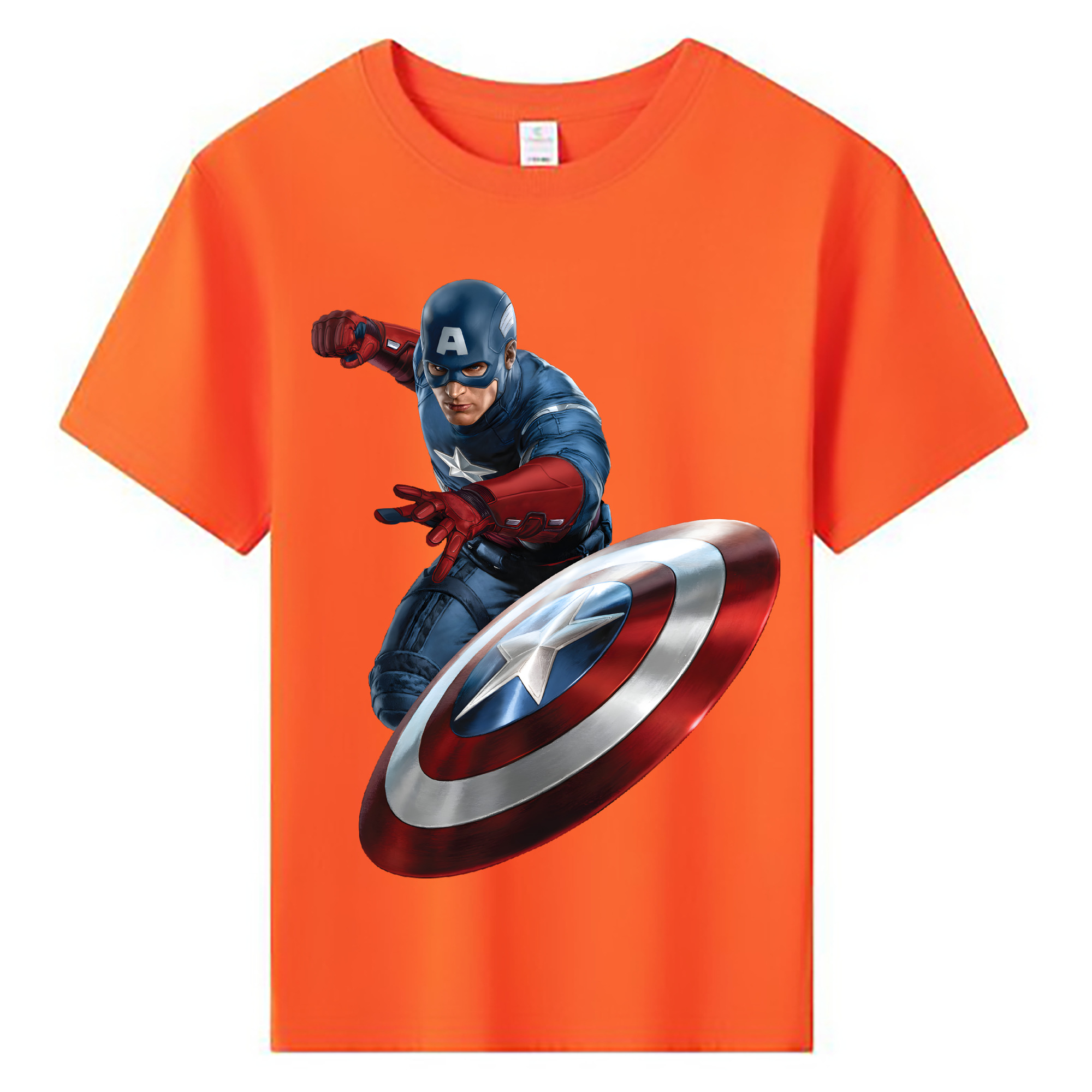 （画像用） アベンジャーズ The Avengers 綿100％キッズTシャツ（フロントプリント）