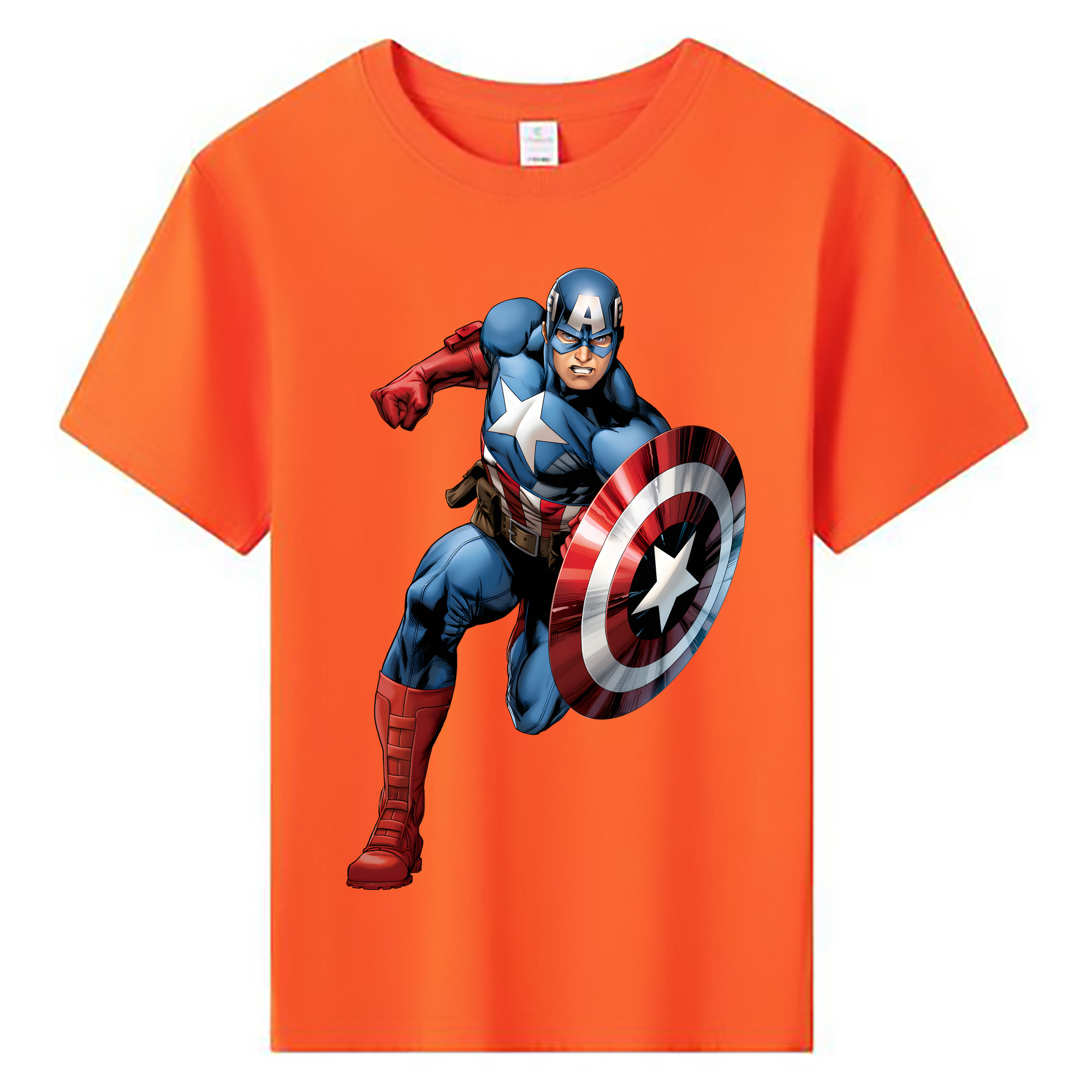 （画像用） アベンジャーズ The Avengers 綿100％キッズTシャツ（フロントプリント）