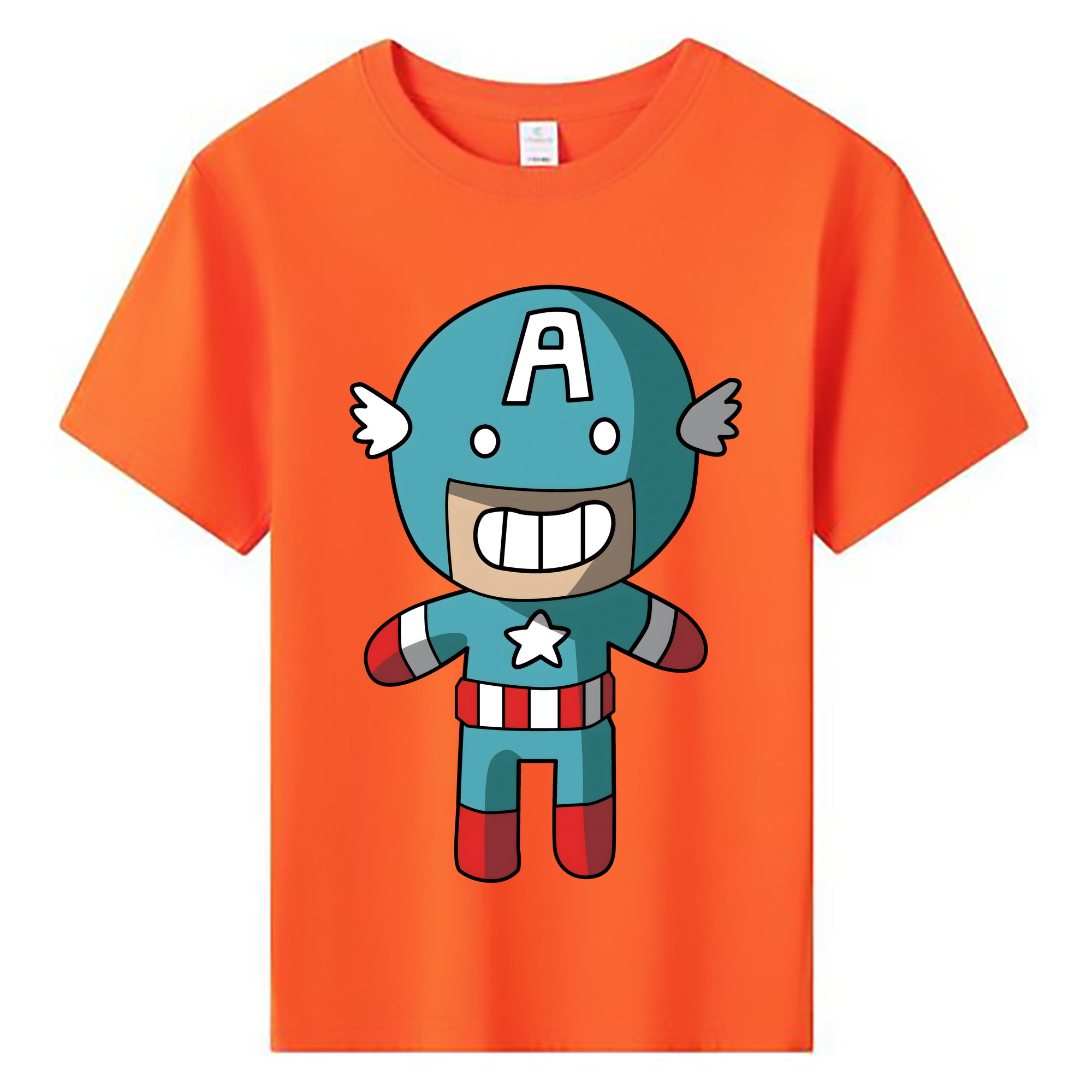 （画像用） アベンジャーズ The Avengers 綿100％キッズTシャツ（フロントプリント）