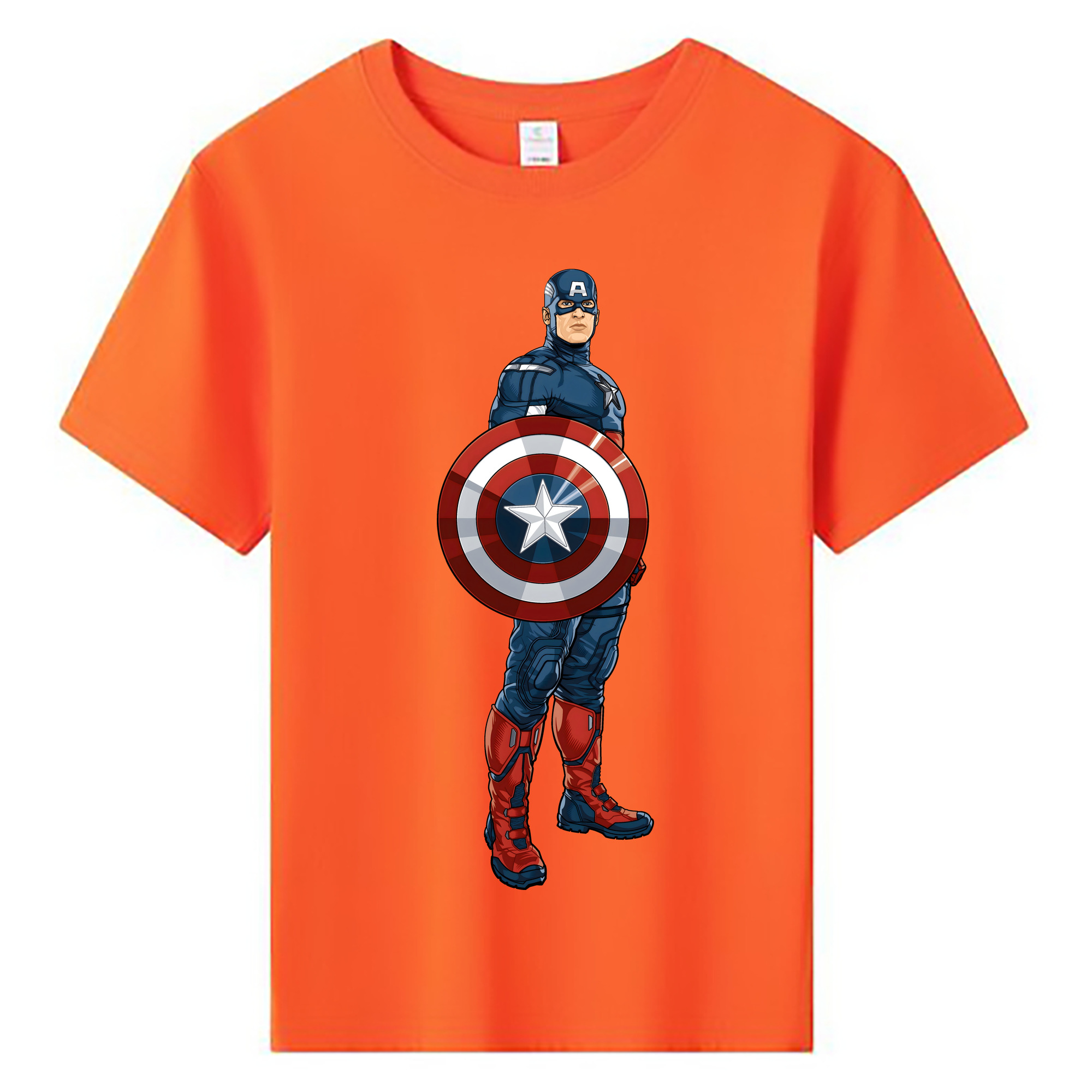 （画像用） アベンジャーズ The Avengers 綿100％キッズTシャツ（フロントプリント）