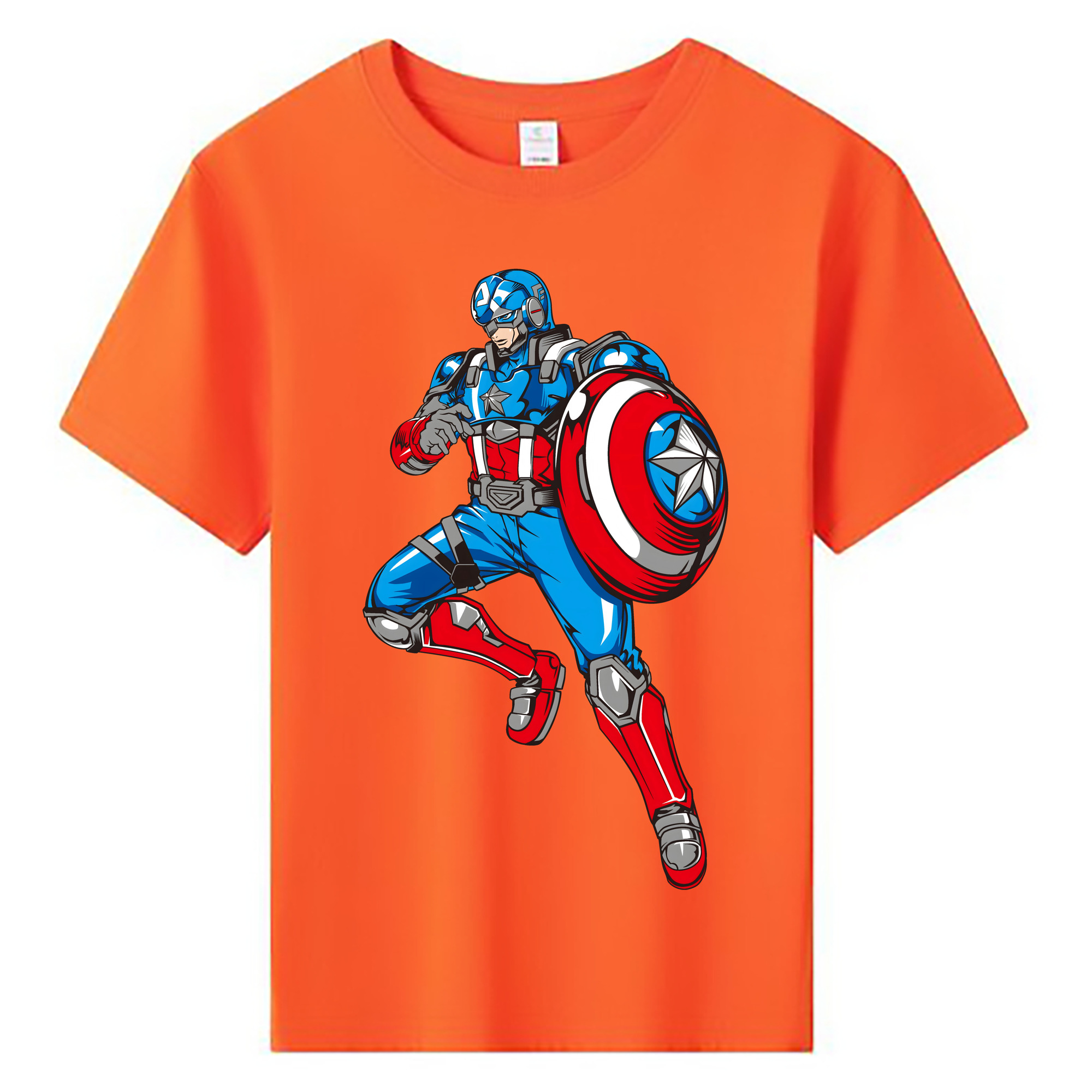 （画像用） アベンジャーズ The Avengers 綿100％キッズTシャツ（フロントプリント）
