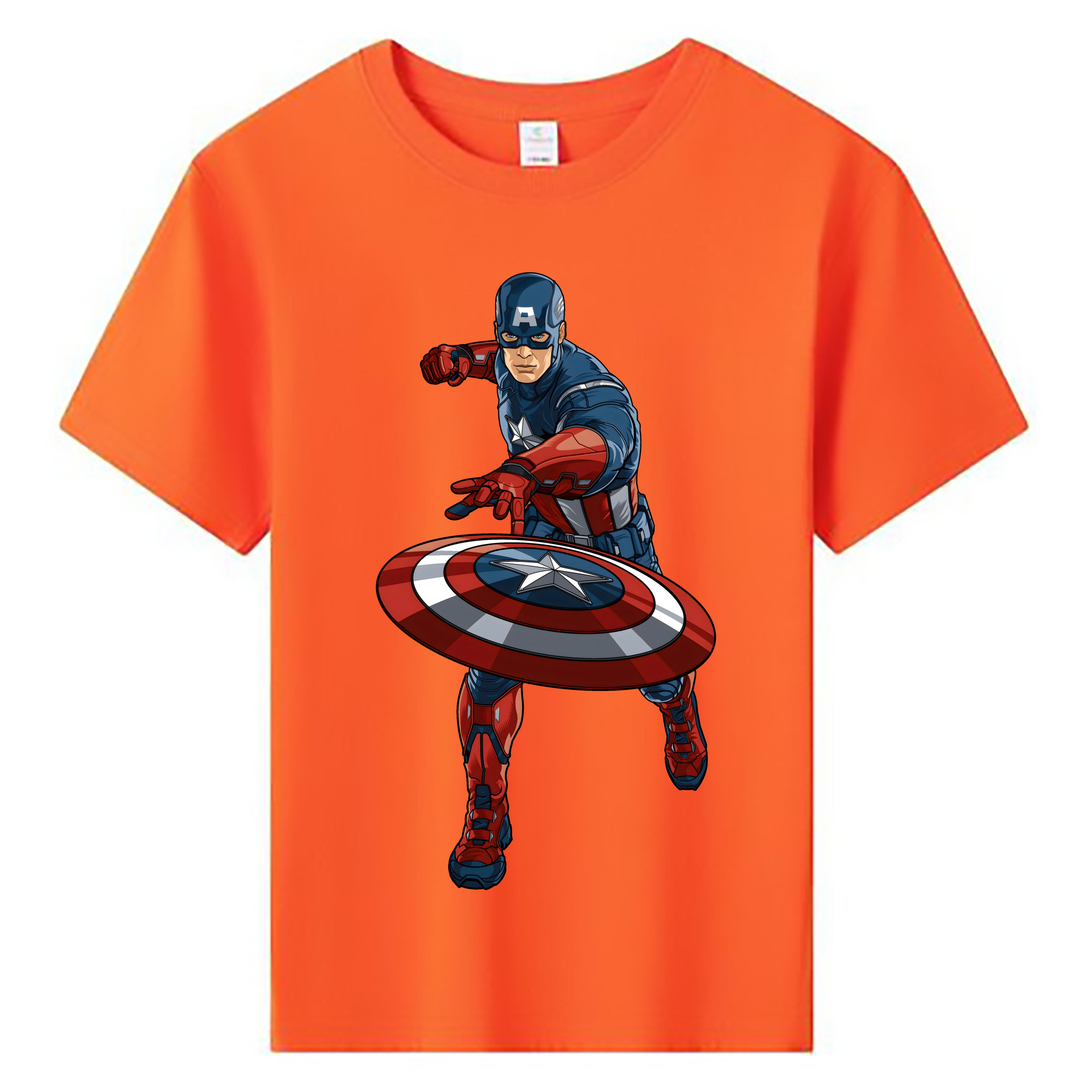 （画像用） アベンジャーズ The Avengers 綿100％キッズTシャツ（フロントプリント）