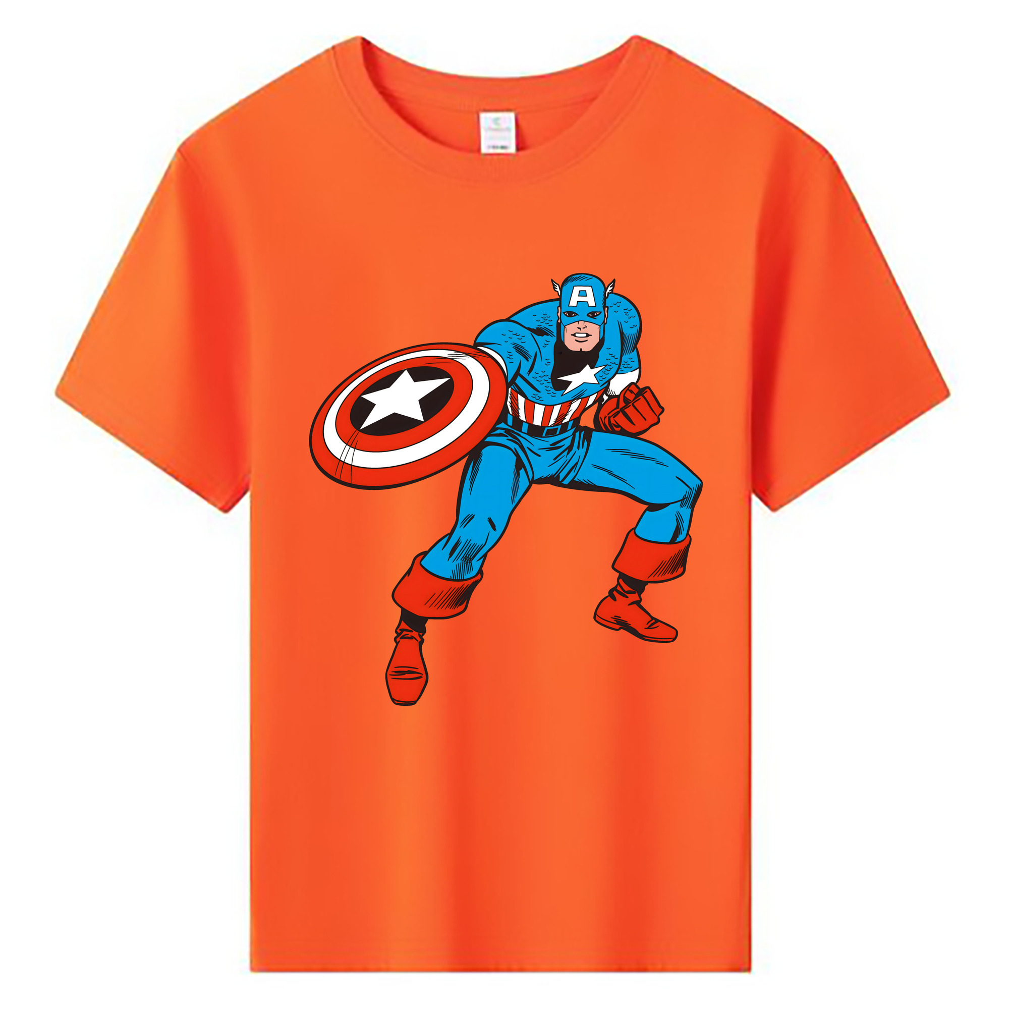 （画像用） アベンジャーズ The Avengers 綿100％キッズTシャツ（フロントプリント）