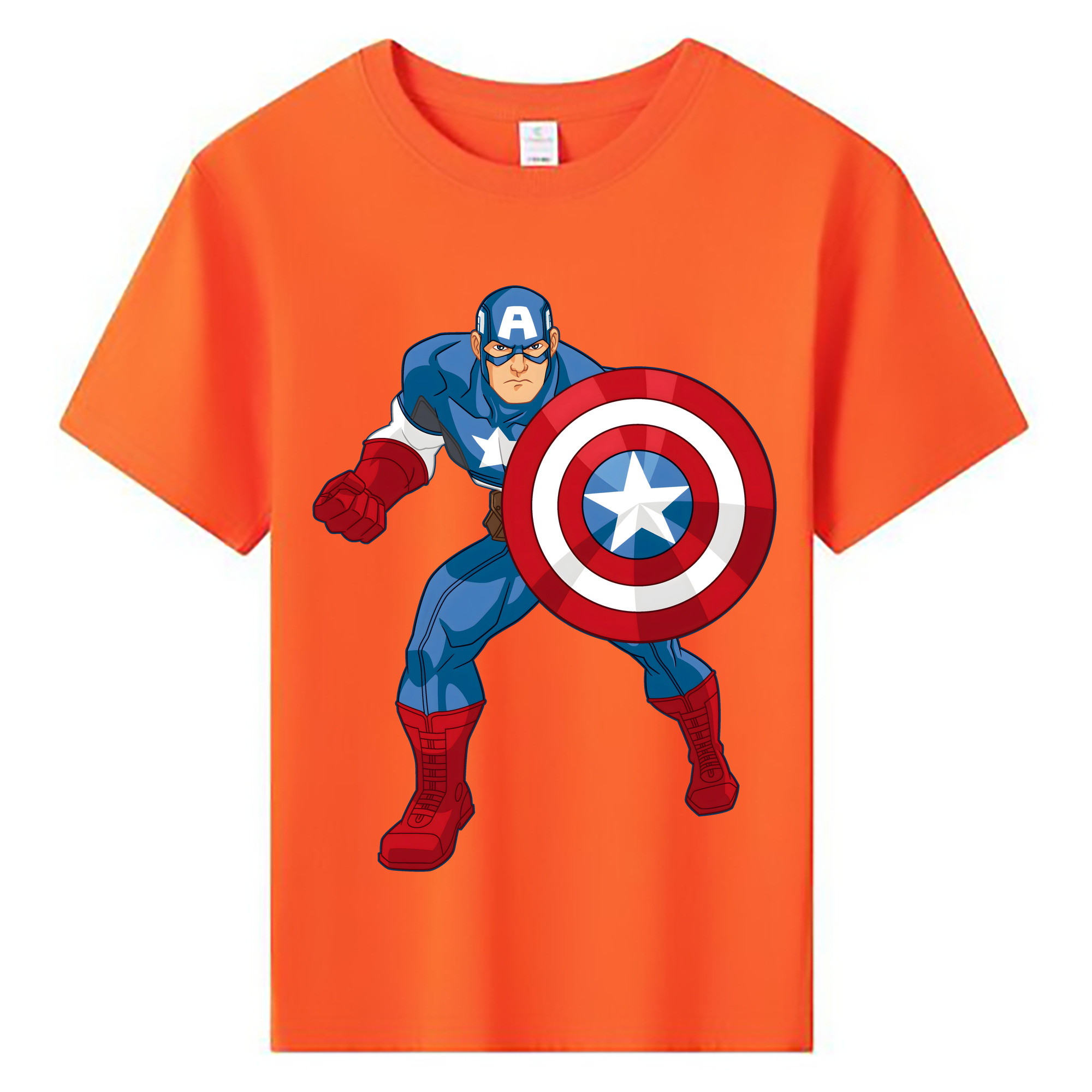 （画像用） アベンジャーズ The Avengers 綿100％キッズTシャツ（フロントプリント）