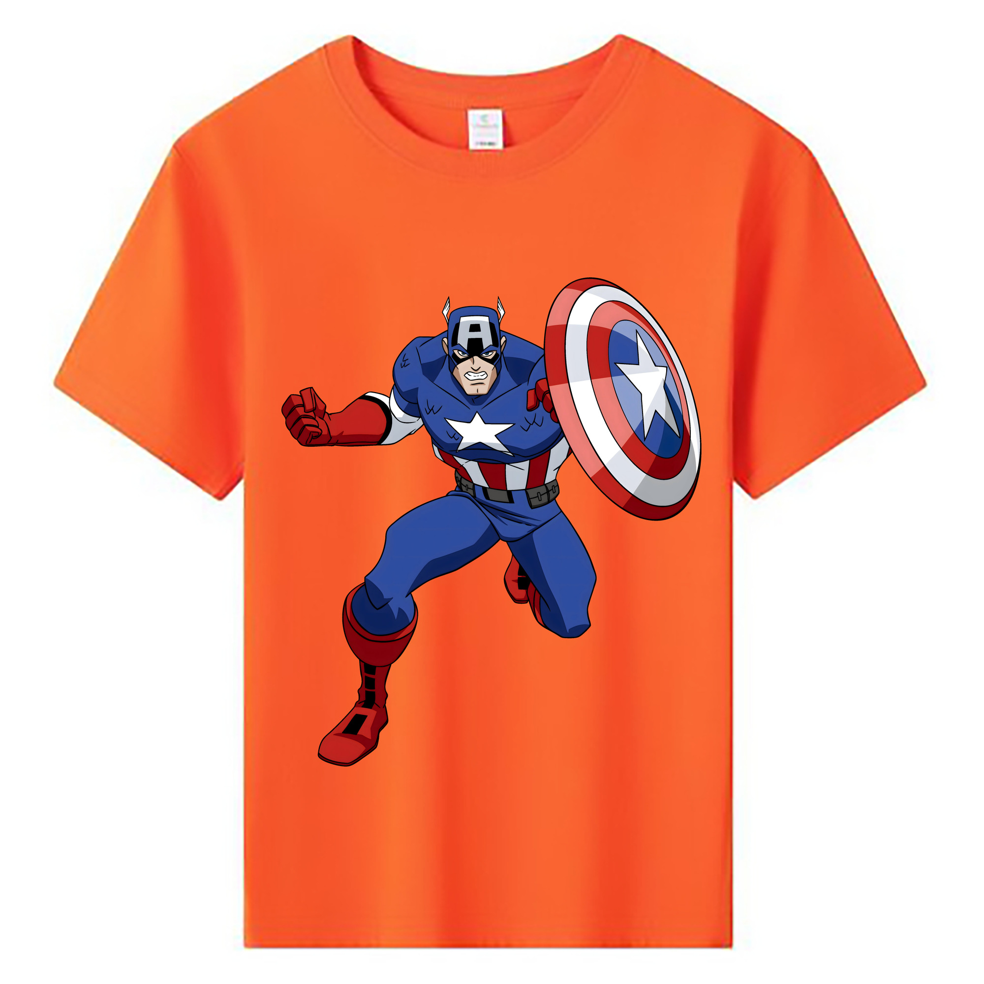 （画像用） アベンジャーズ The Avengers 綿100％キッズTシャツ（フロントプリント）