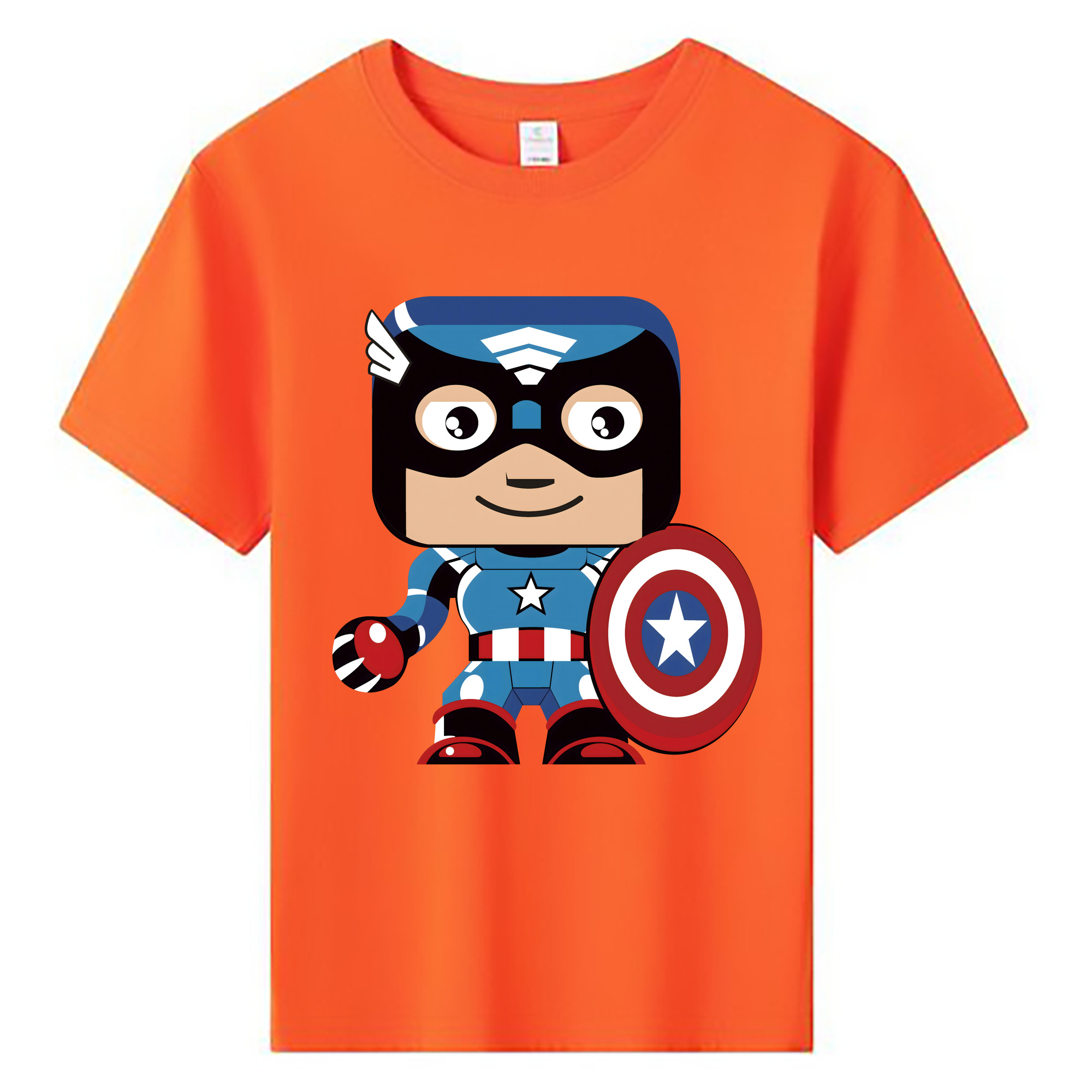 （画像用） アベンジャーズ The Avengers 綿100％キッズTシャツ（フロントプリント）
