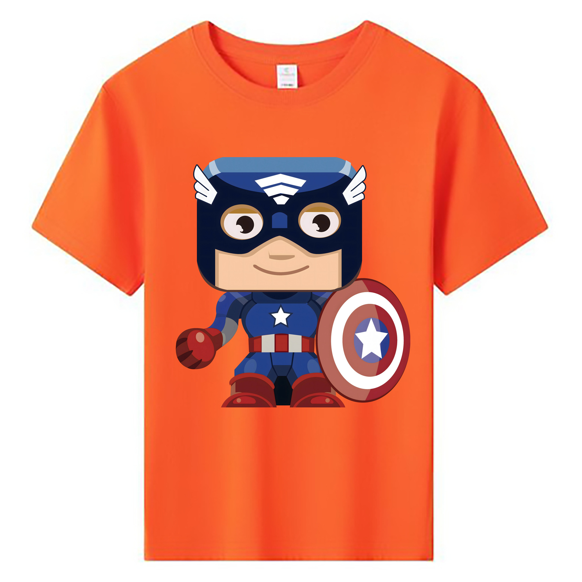 （画像用） アベンジャーズ The Avengers 綿100％キッズTシャツ（フロントプリント）