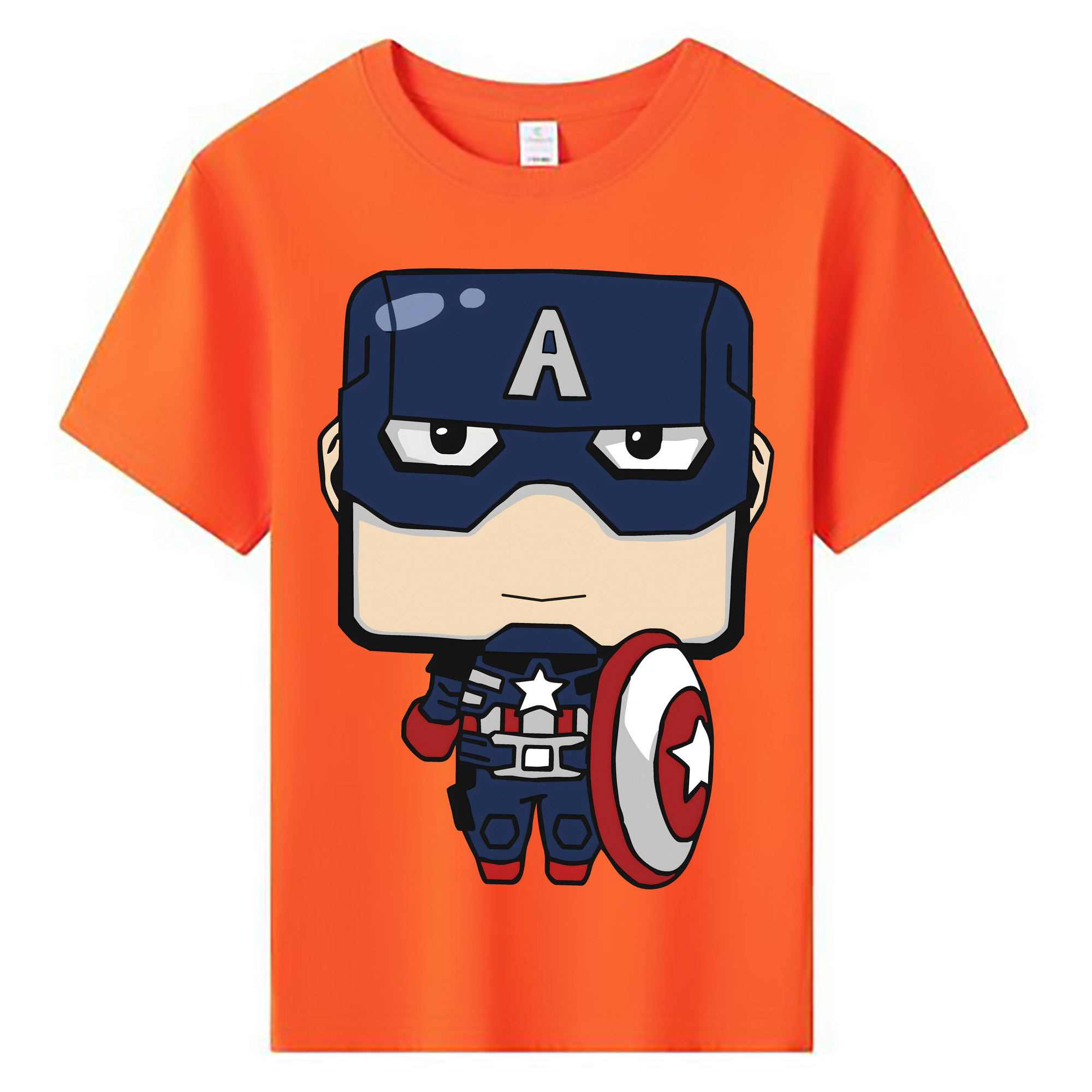 （画像用） アベンジャーズ The Avengers 綿100％キッズTシャツ（フロントプリント）