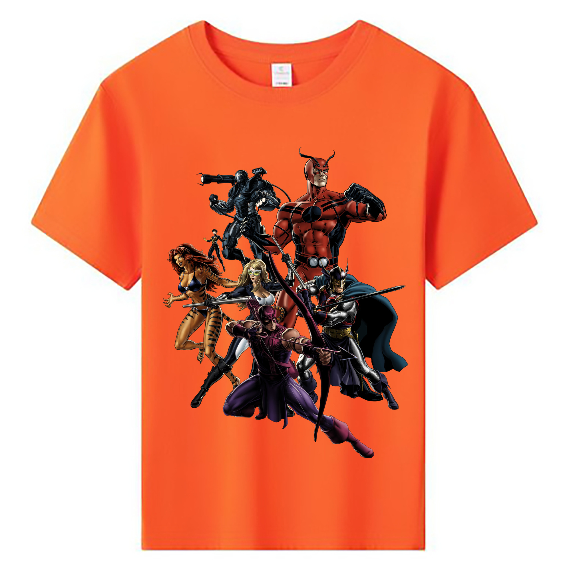 （画像用） アベンジャーズ The Avengers 綿100％キッズTシャツ（フロントプリント）