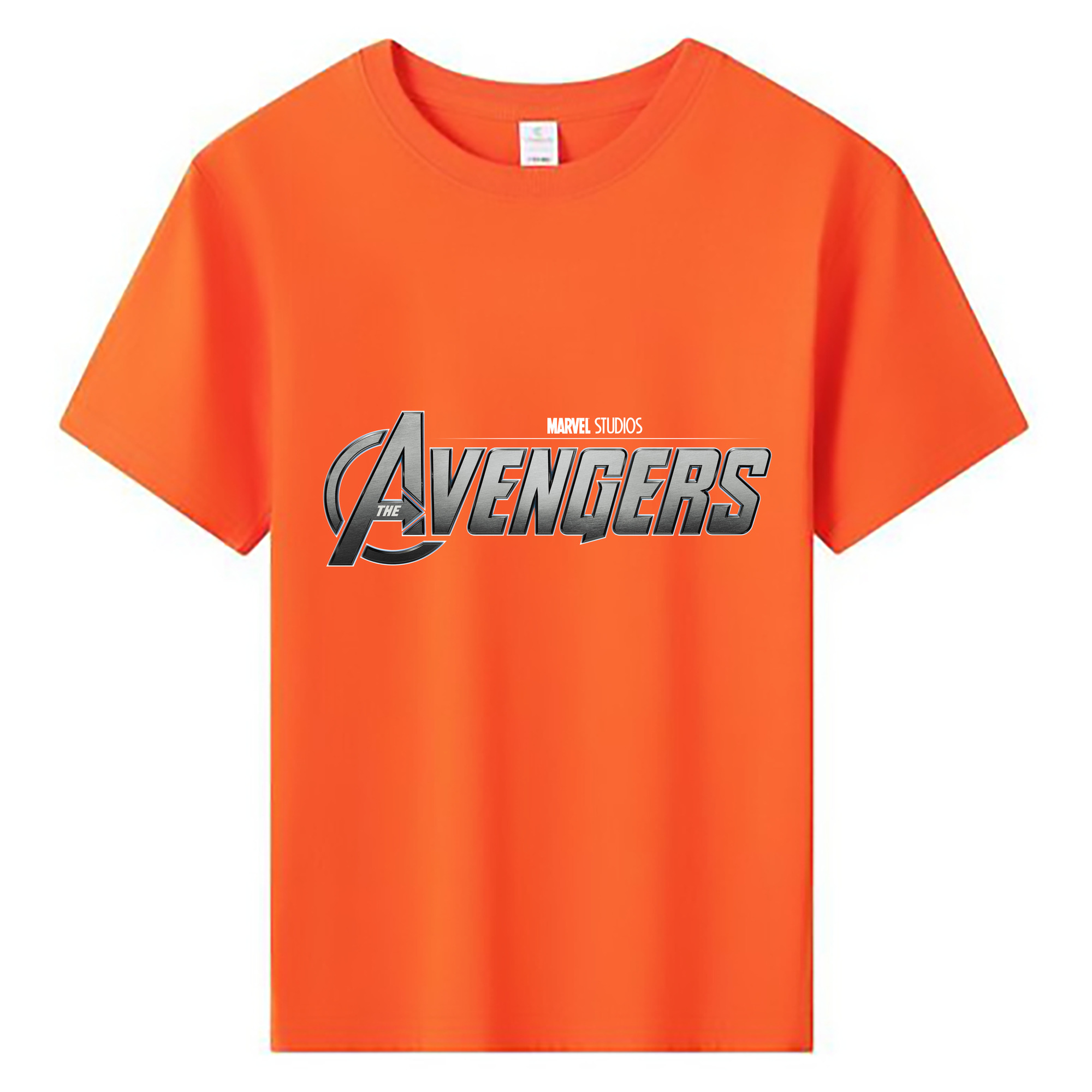 （画像用） アベンジャーズ The Avengers 綿100％キッズTシャツ（フロントプリント）