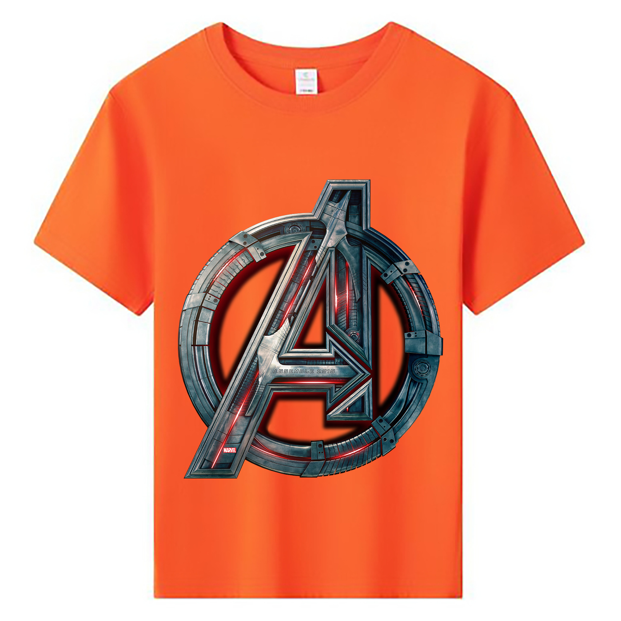 （画像用） アベンジャーズ The Avengers 綿100％キッズTシャツ（フロントプリント）