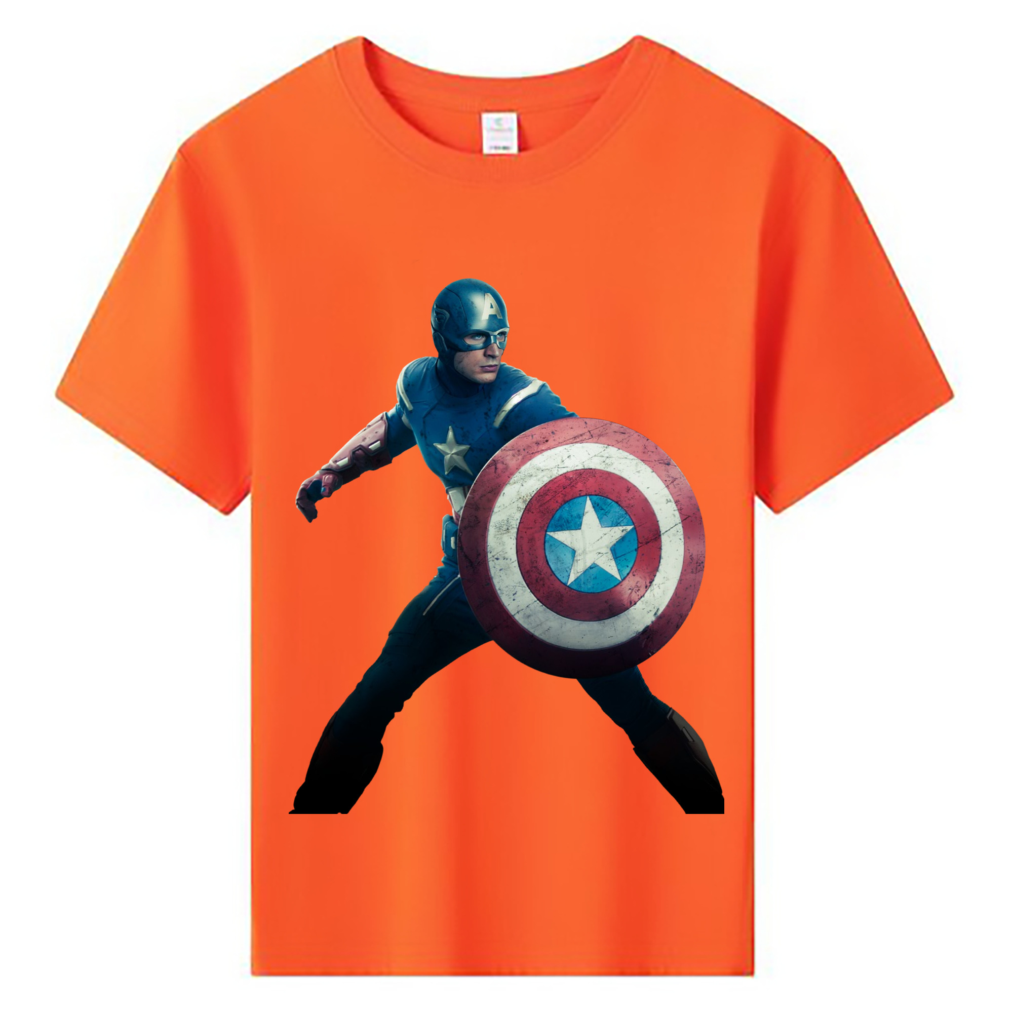 （画像用） アベンジャーズ The Avengers 綿100％キッズTシャツ（フロントプリント）